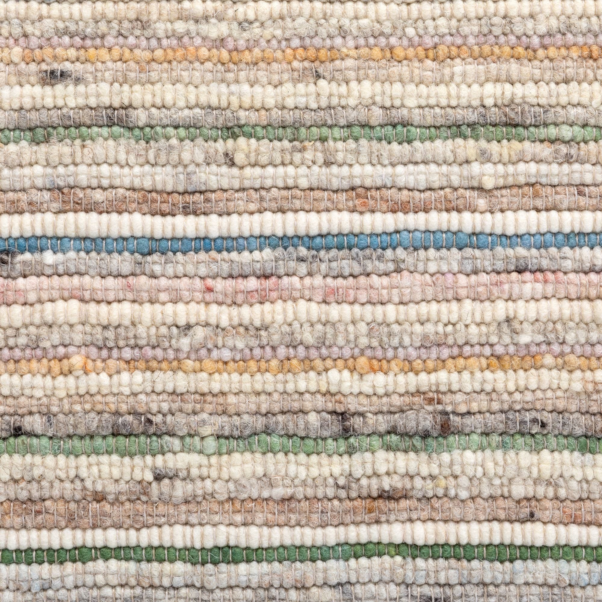 Steffensmeier Wollteppich Biri Mit Fusselstopp, Rechteckig