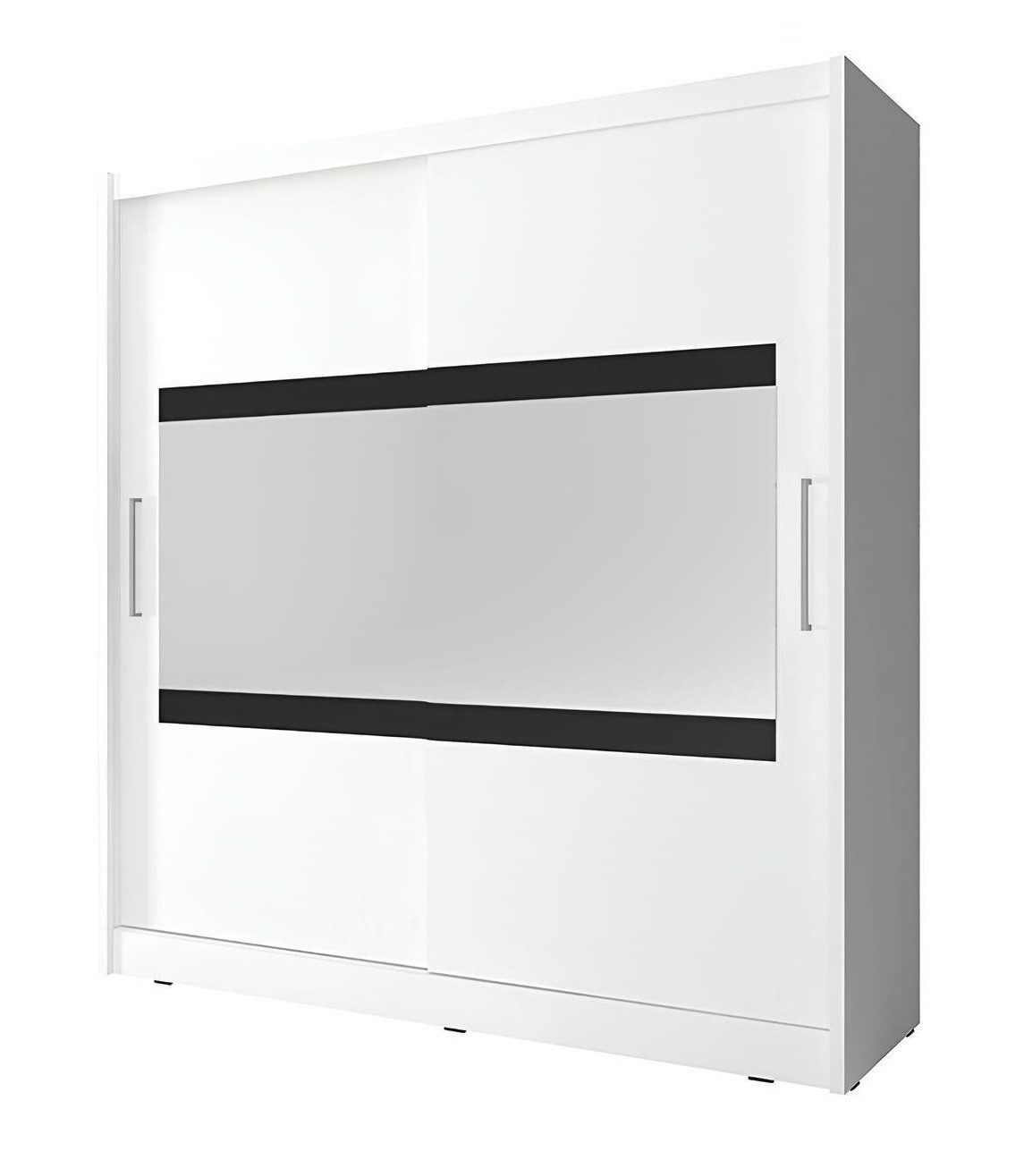 Xlmoebel Kleiderschrank MAJA Schlafzimmerschrank - Moderner Möbelstück für Ihr Zuhause (Kleiderschrank MAJA IV 200) Hergestellt in Europa