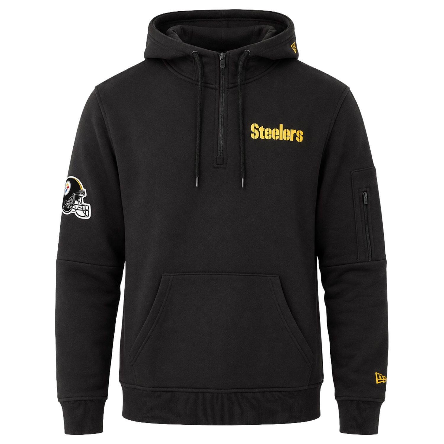 New Era Kapuzenpullover Quarter NFL Pittsburgh Steelers