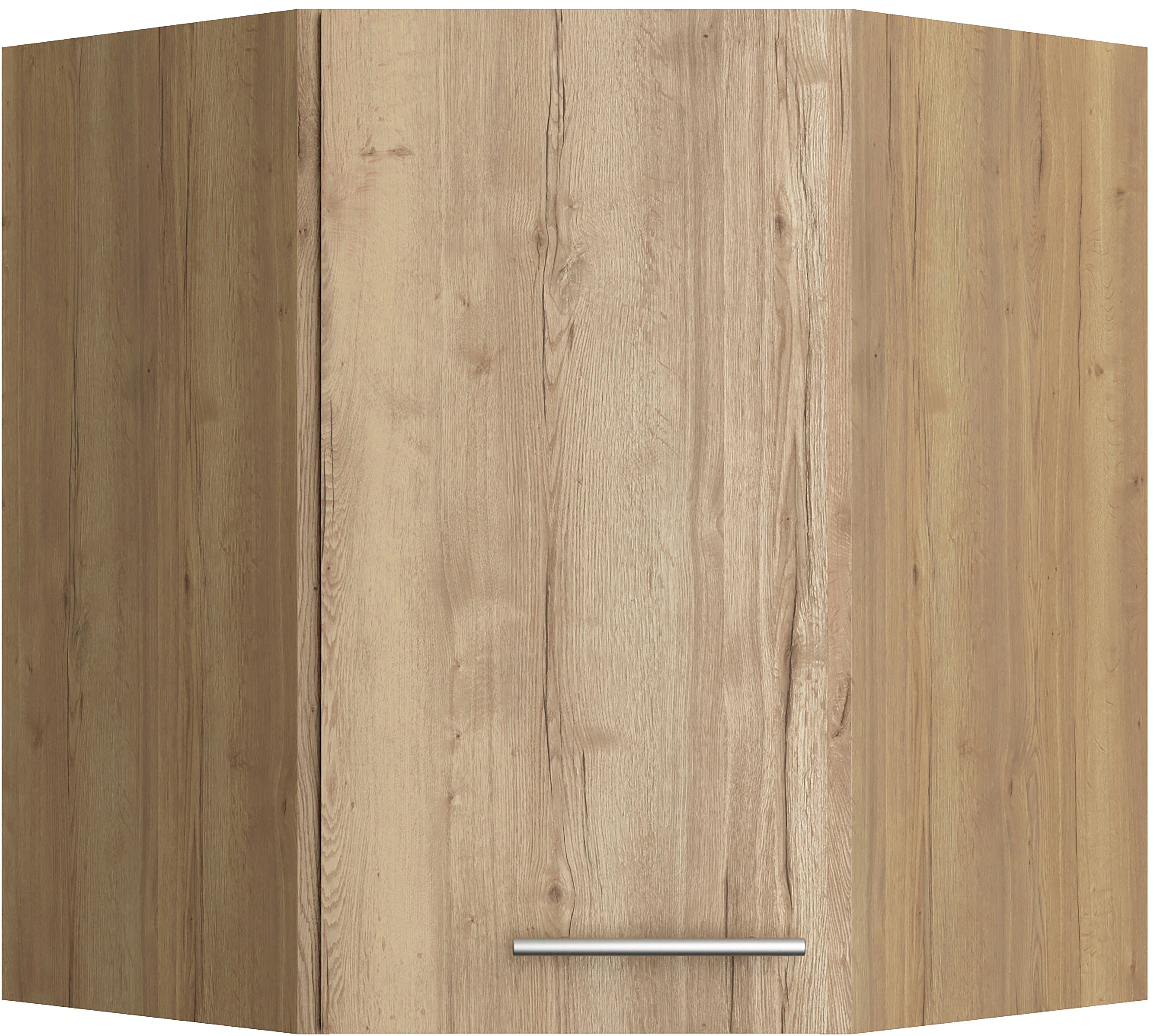 OPTIFIT Eckhängeschrank Klara Breite 60 x 60 cm wildeiche | wildeiche