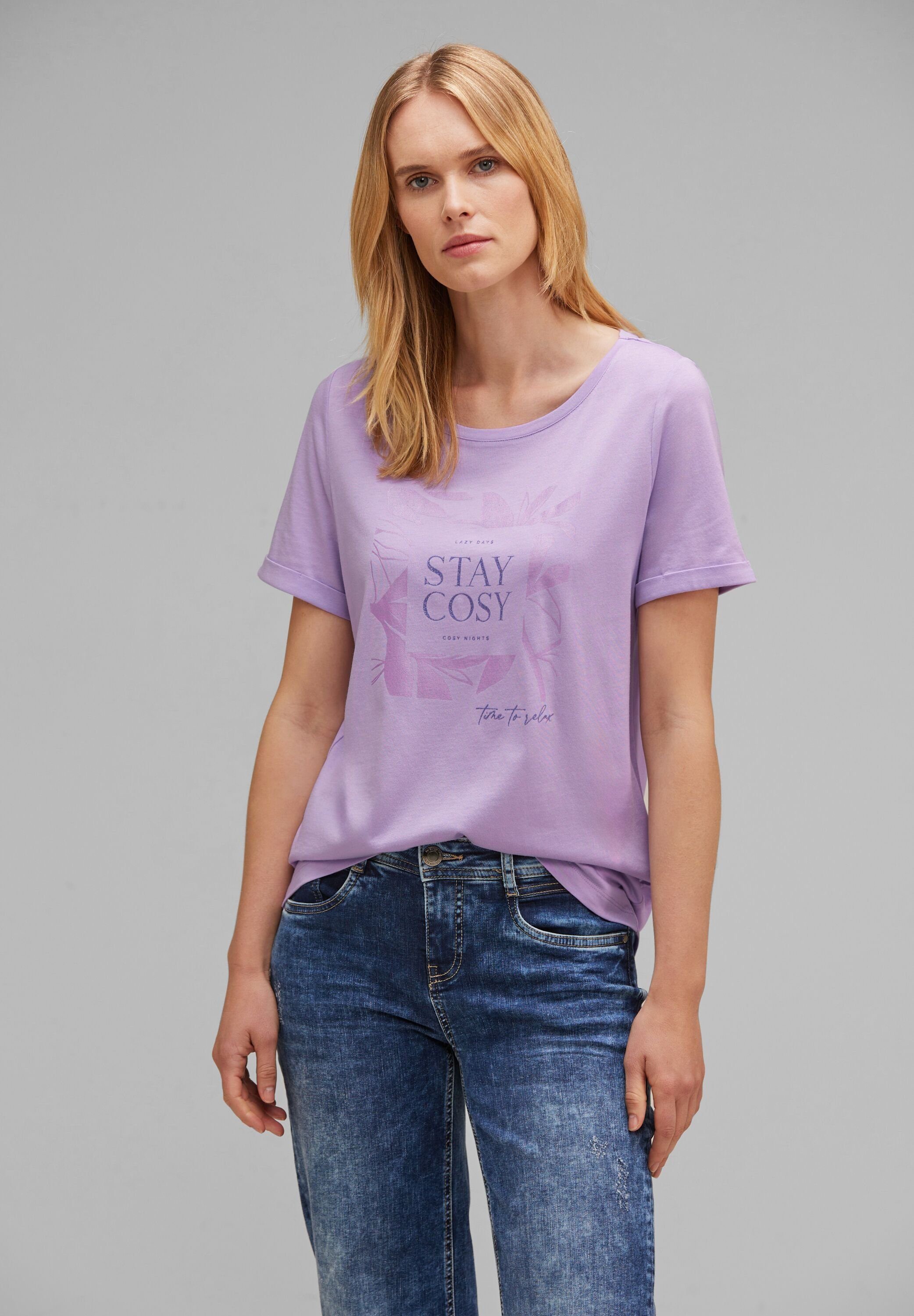 lilac pure STREET T-Shirt ONE soft