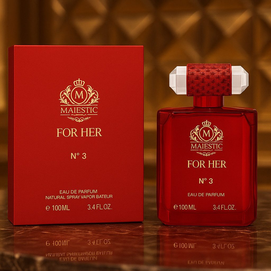 Fine Perfumery London Eau de Parfum Majestic for Her No.3 Damenduft Hergestellt in England 100 ml