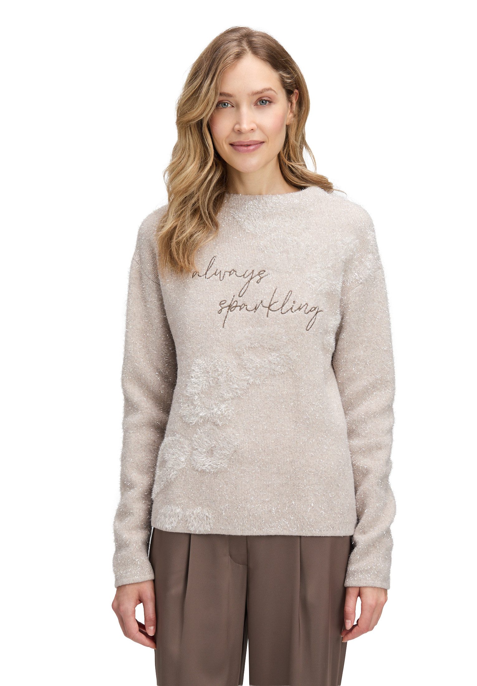 Betty Barclay Strickpullover Damen mit Jacquard (1-tlg)