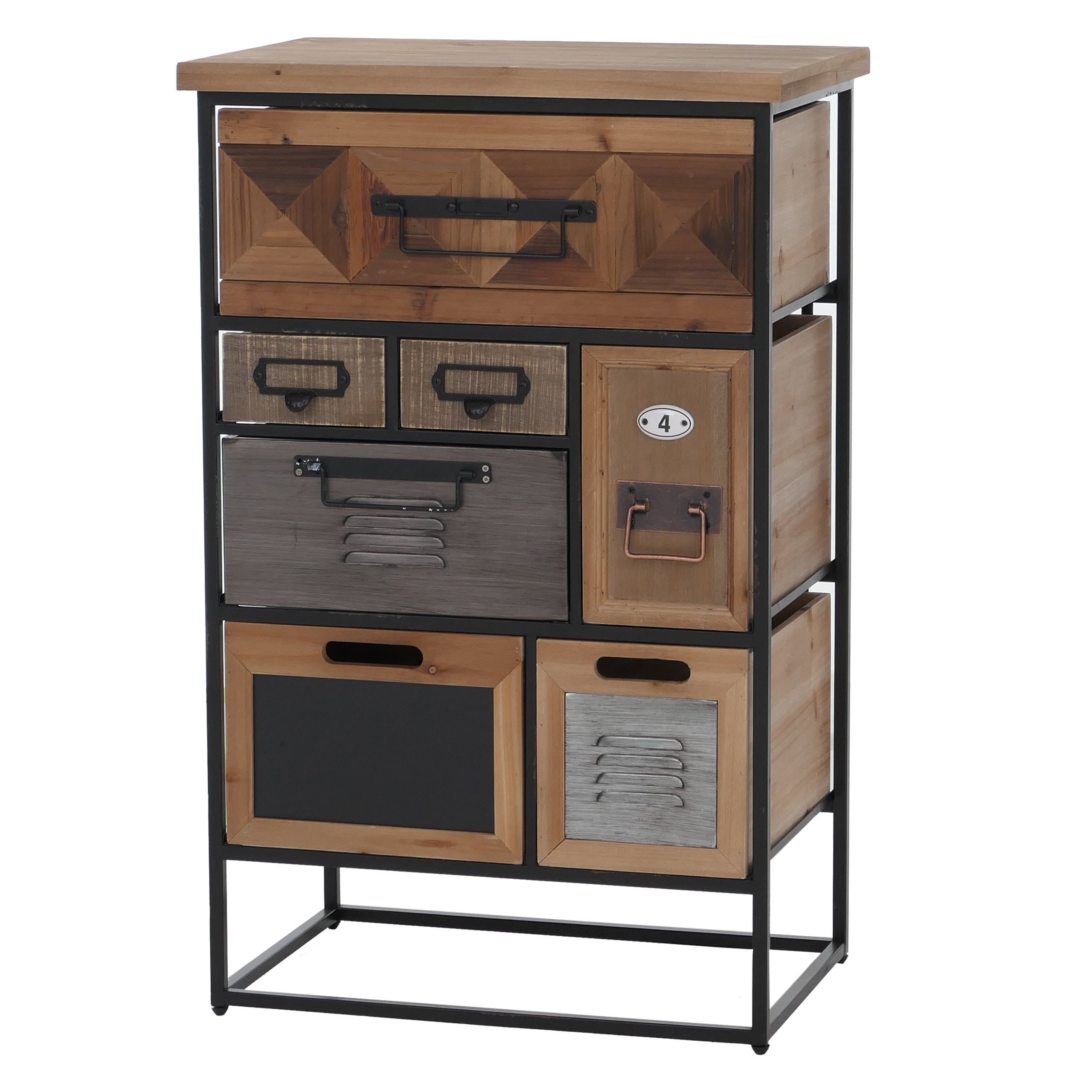 MCW Kommode MCW-Q78 (1 St), Authentischer Loft- und Fabrikstil