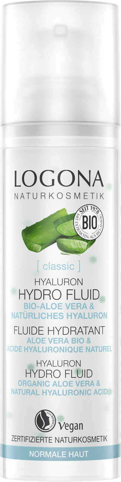 LOGONA Gesichtsfluid »Logona [classic] Hyaluron Hydro Fluid«