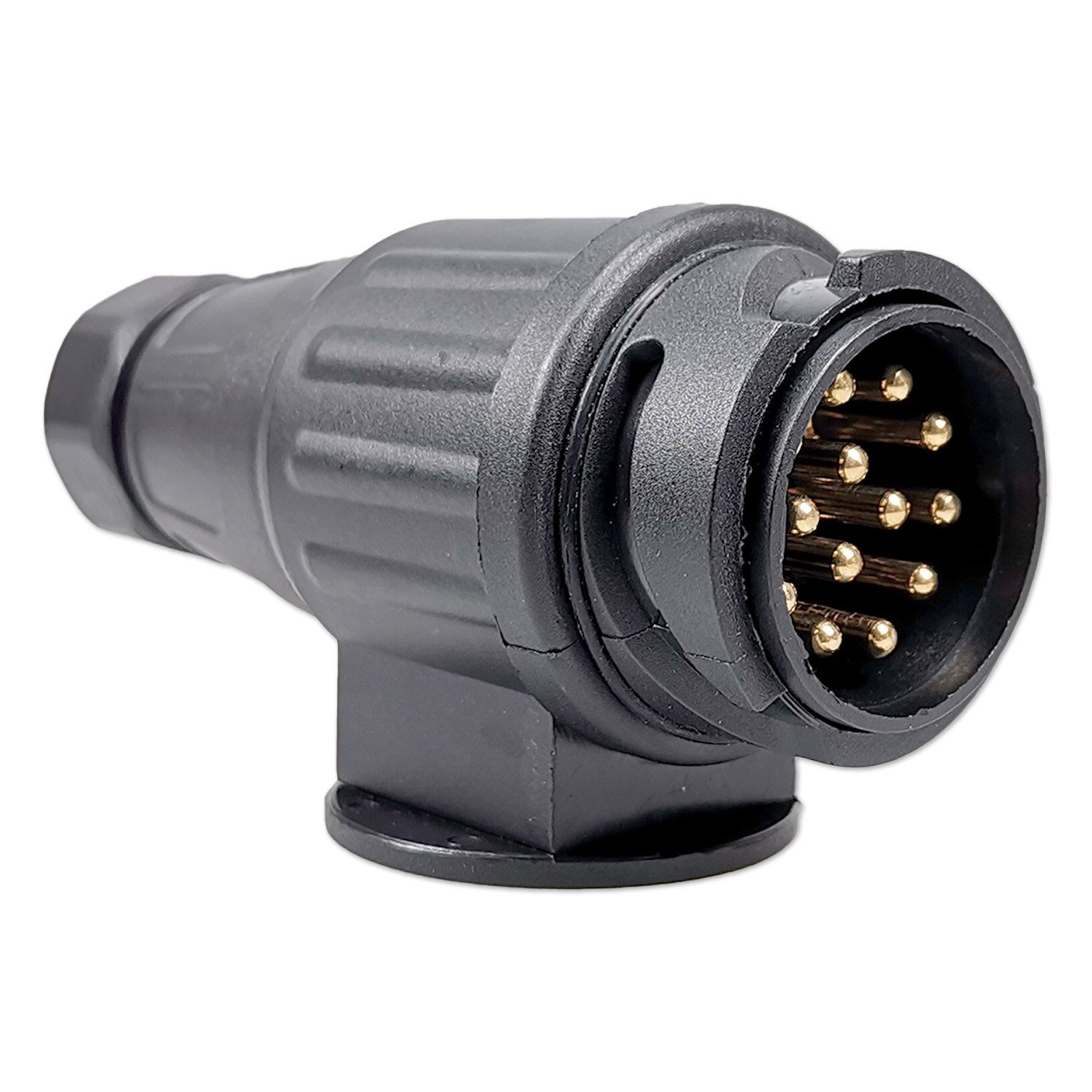 Impulse Innovation Anhängerstecker, 13-polig, 12V, 16A, mit Einfach- & Doppelausgang KFZ-Adapter