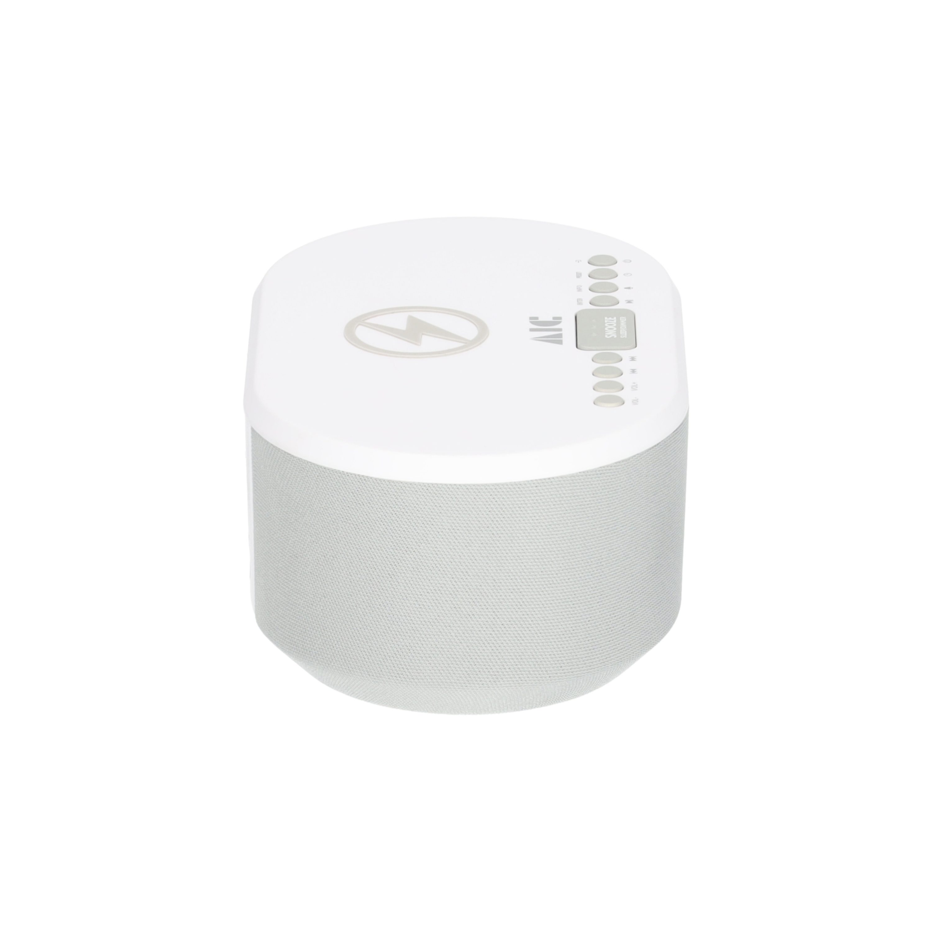 AIC AIC 18DAB Weiß Radio (Radiowecker DAB mit Ladefunktion Bluetooth QI Funktion USB Dual Alarm) – Bild 3 von 5