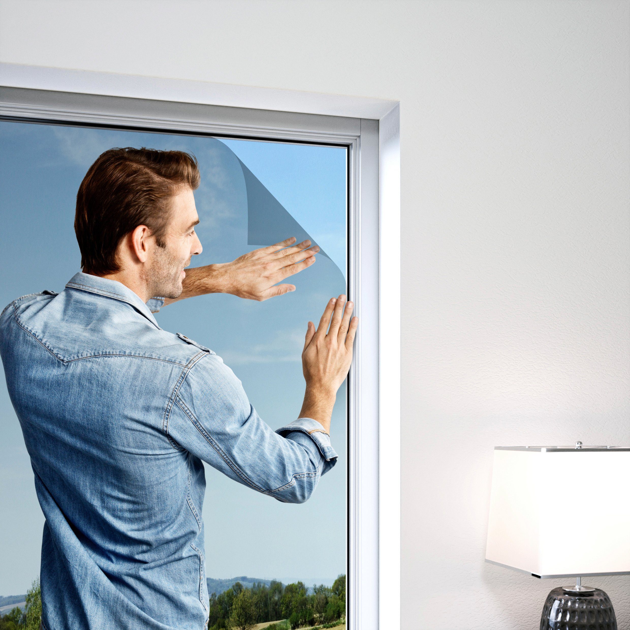für Insektenschutzgitter, Fenster, cm Windhager 130x150 Moskitonetz BxH: