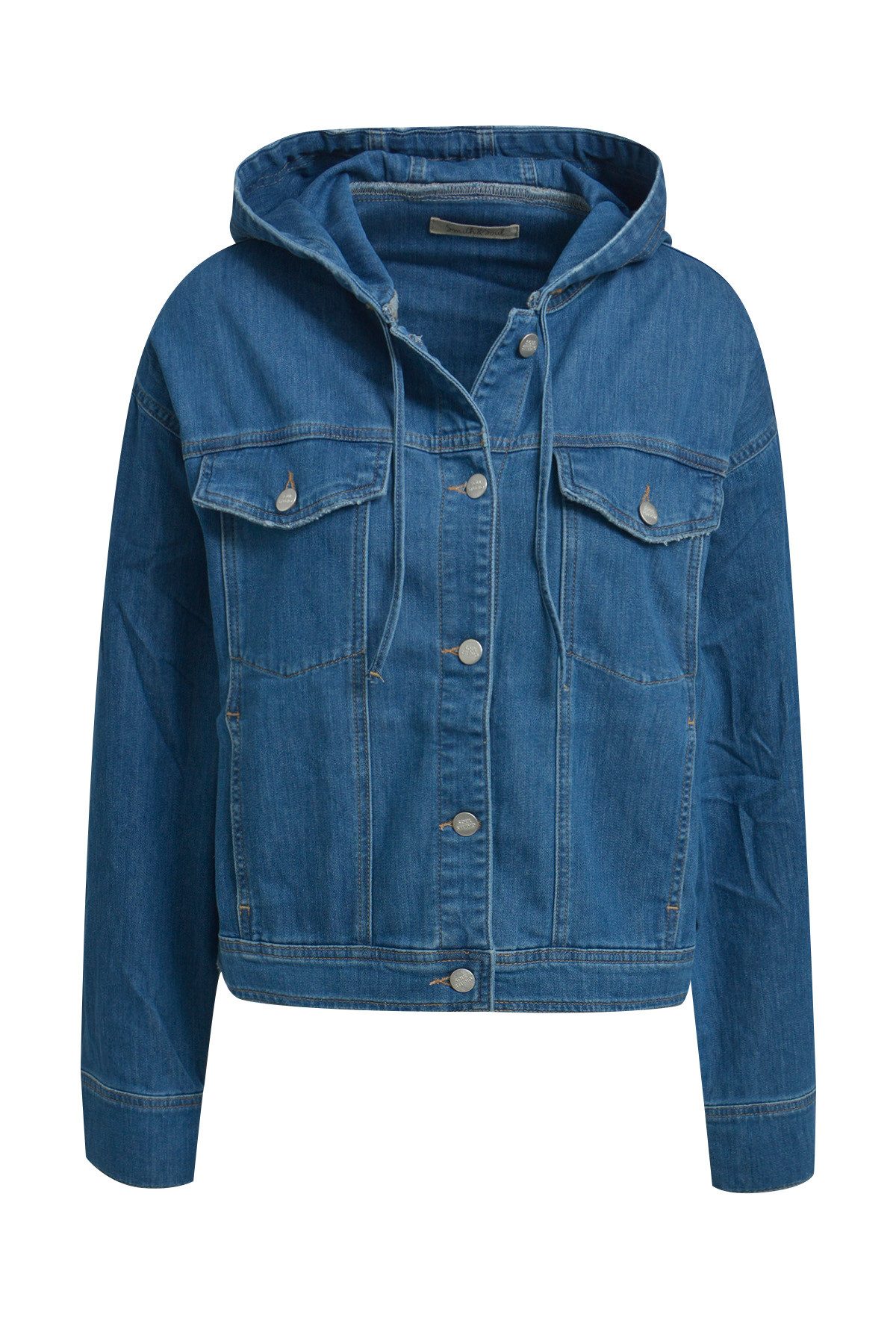 Smith & Soul Allwetterjacke DENIM JACKET WITH HOOD