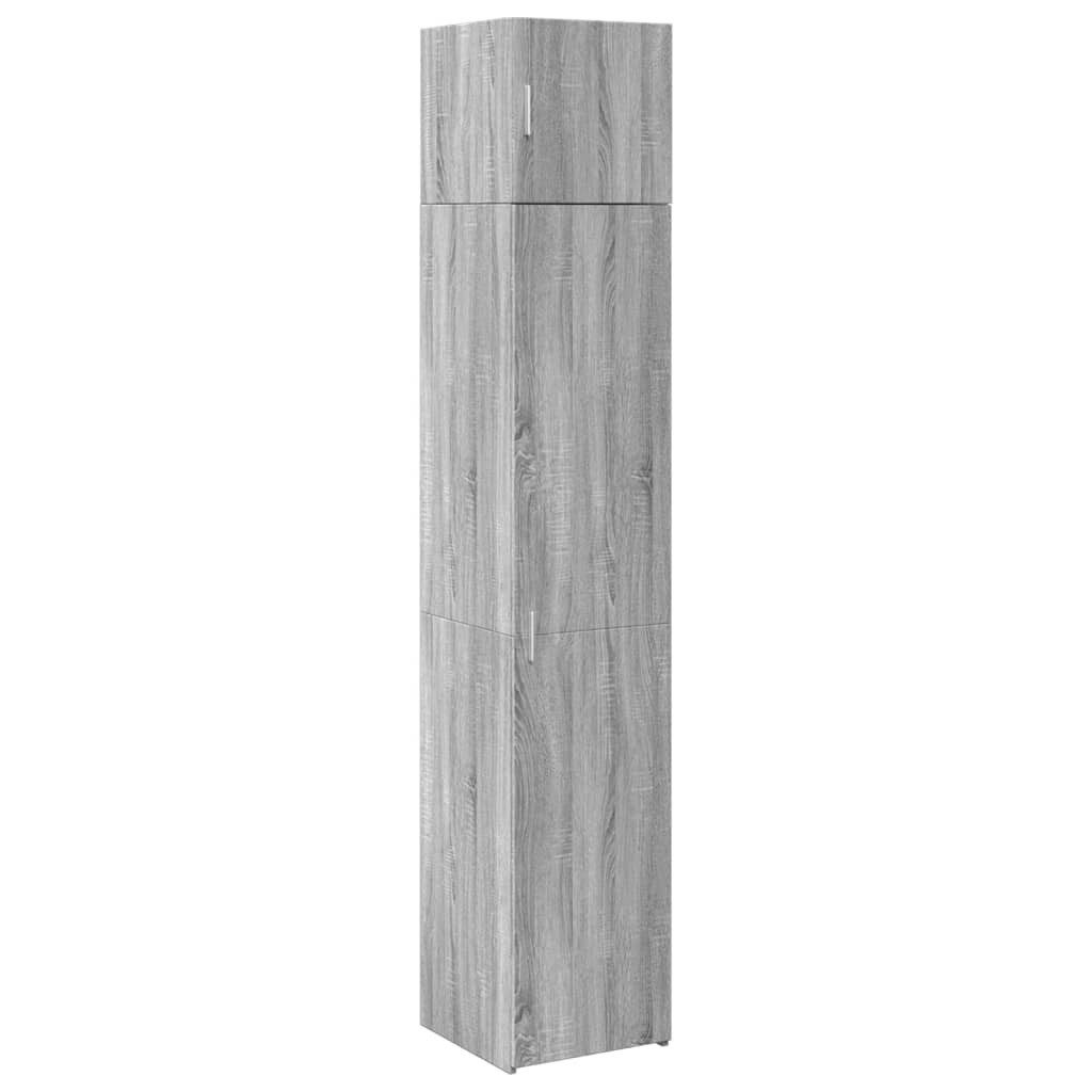 vidaXL Sideboard Hochschrank Schmal Grau Sonoma günstig online kaufen