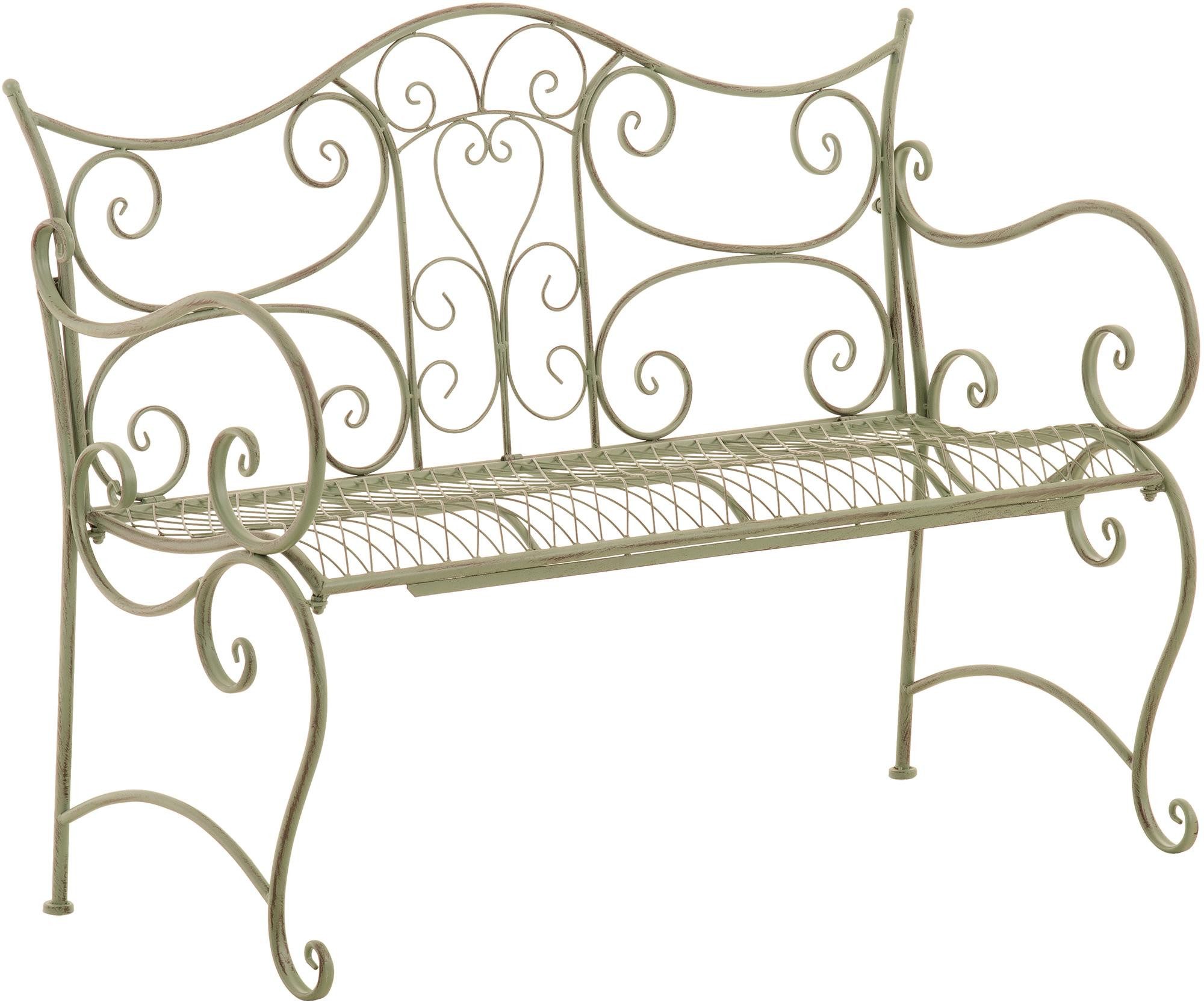 CLP Gartenbank 2-Sitzer Eisenbank Tara, romantische Metallbank