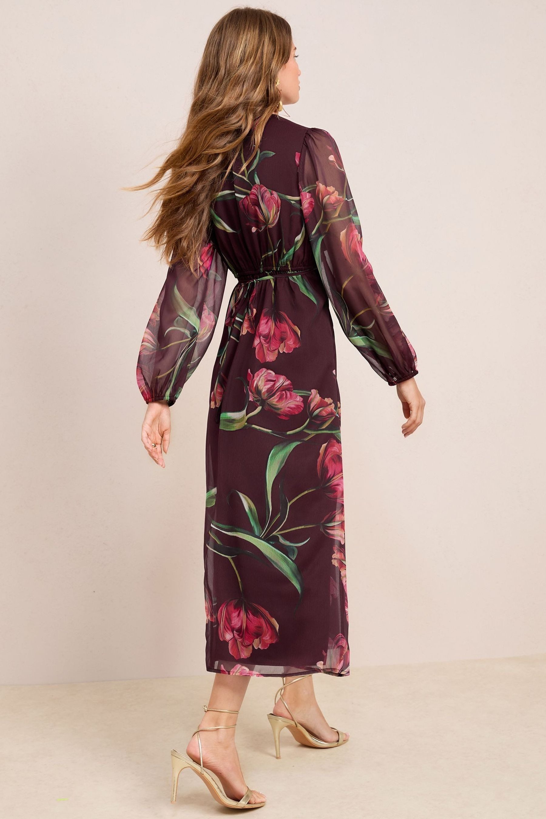 Friends Like These Midikleid Friends Like These Chiffon-Midikleid, Regular günstig online kaufen