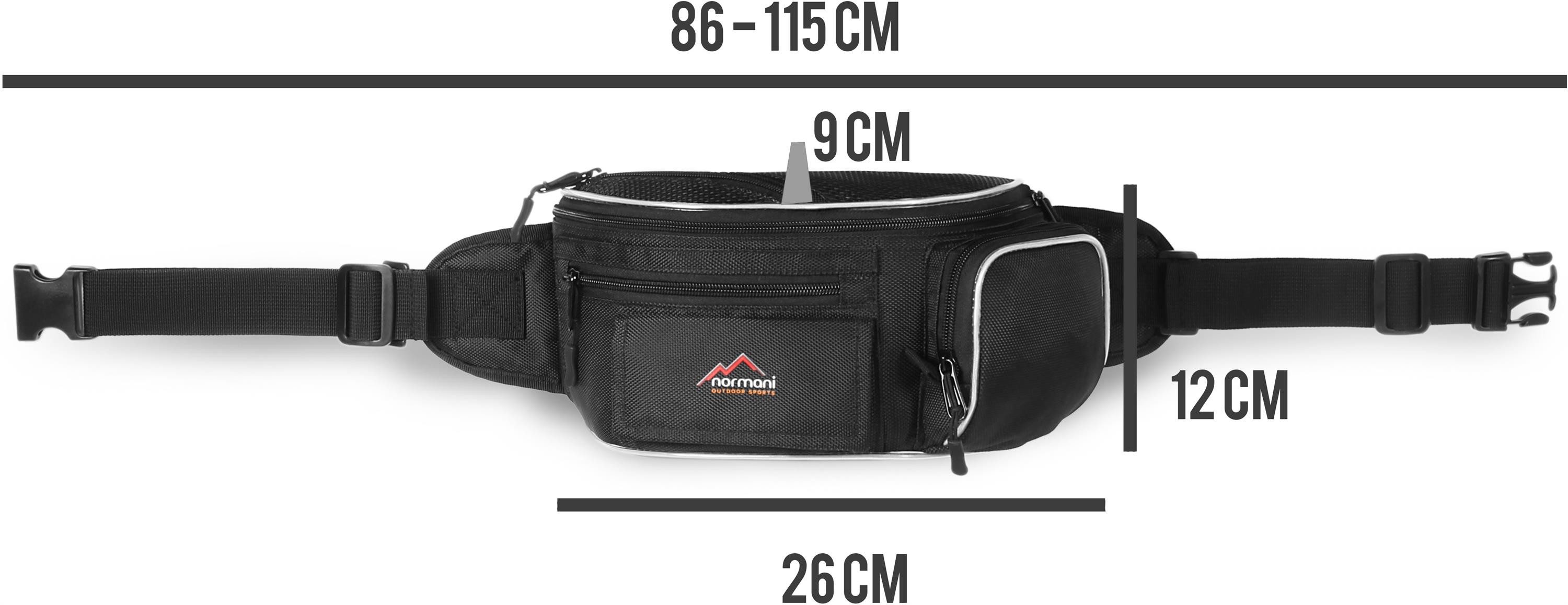 normani Bauchtasche Bauchtasche 3 l Cross Touring Bag