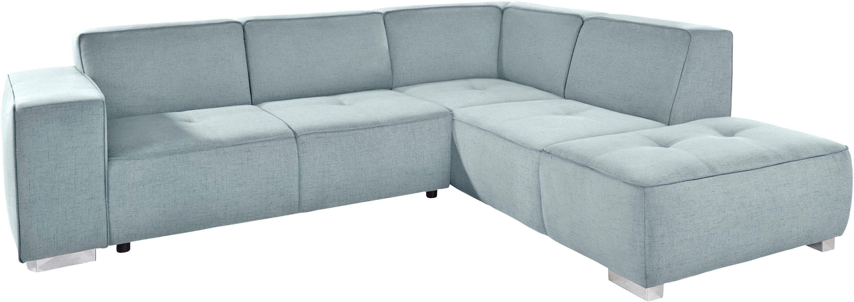 INOSIGN Ecksofa Sapporo L-Form, wahlweise Bettfunktion günstig online kaufen