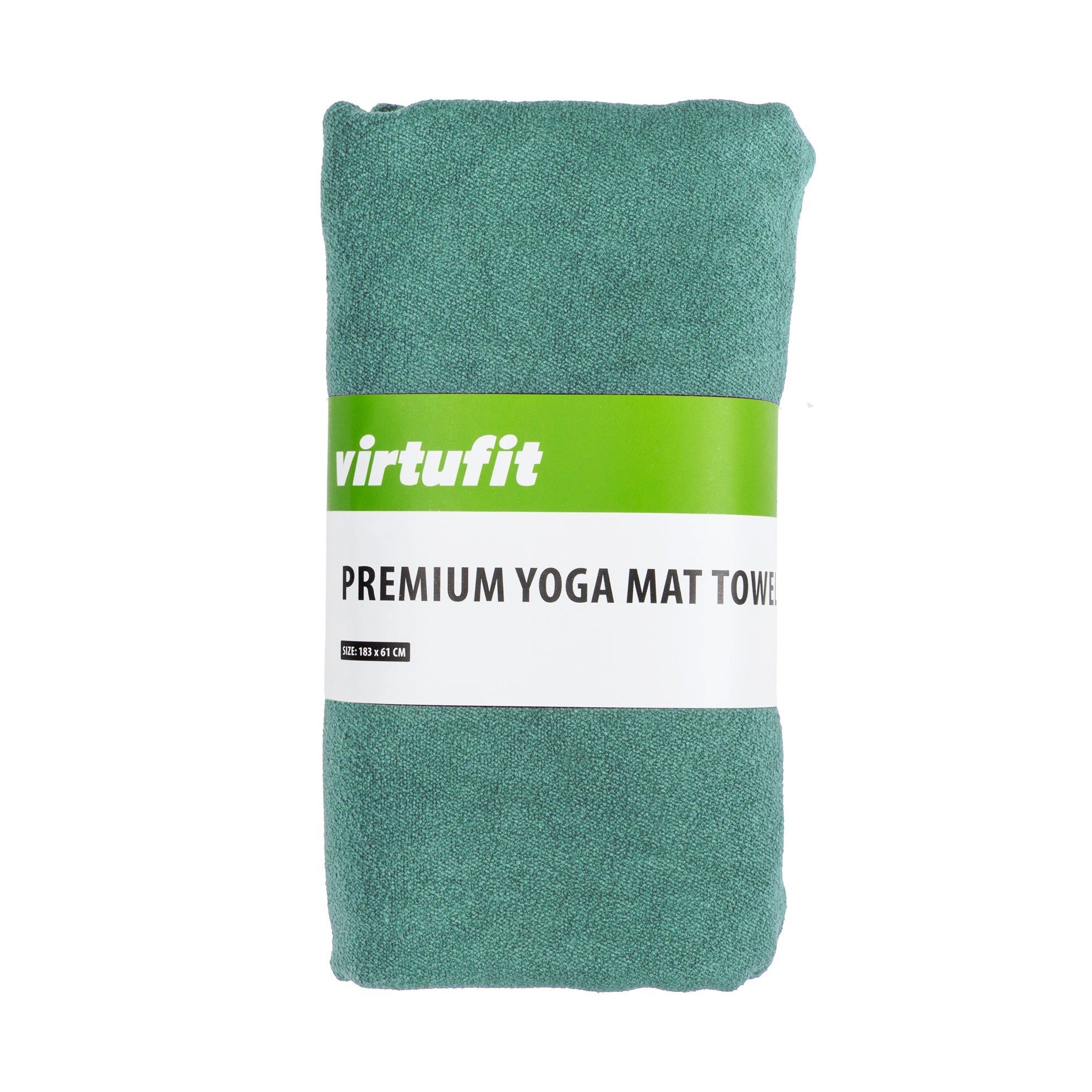 VirtuFit Sporthandtuch Premium - Yogamatte - 183 x 61 cm - Ocean Green – Bild 2 von 5