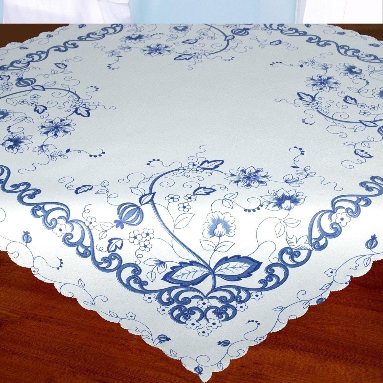 Delindo Lifestyle Mitteldecke ZWIEBELMUSTER, Glattes Gewebe, bedruckt