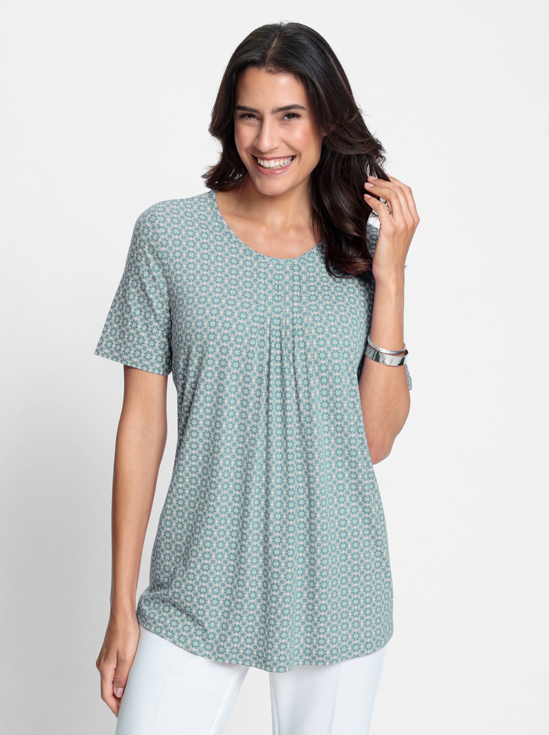 Witt T-Shirt Tunikashirt Kurzarm