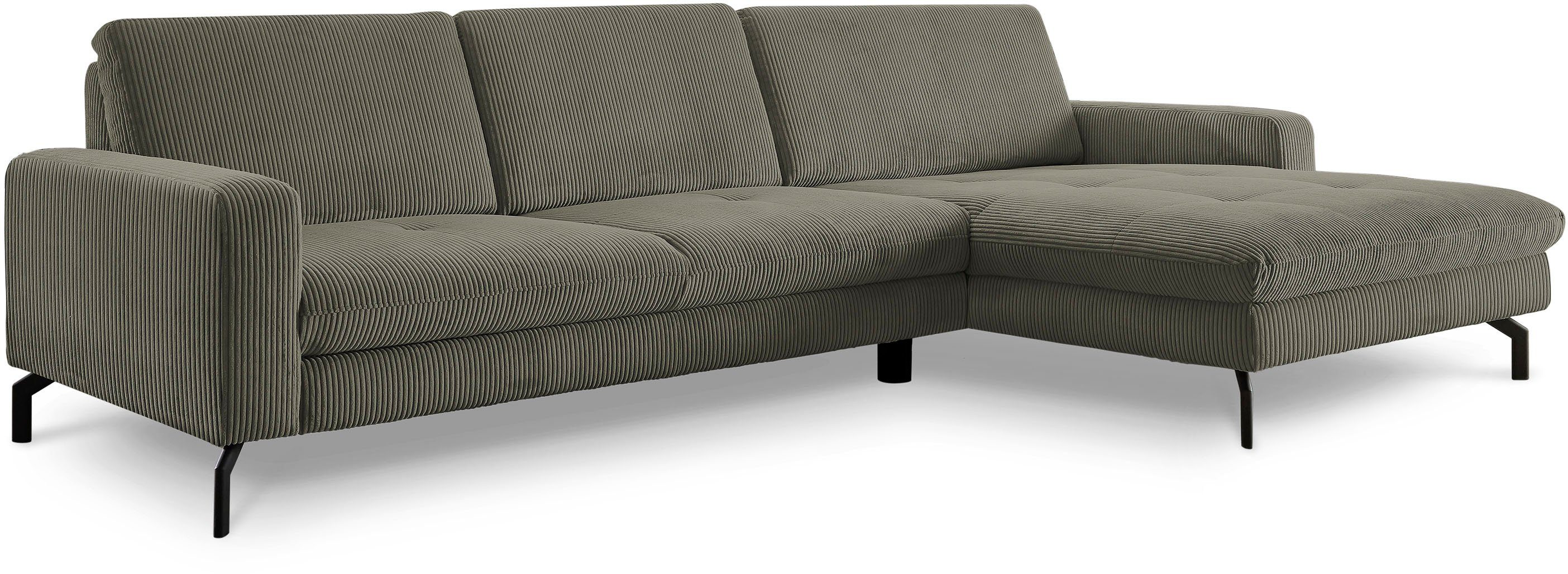 Die PlanBar Ecksofa MP-IN20110 L-Form mit Kaltschaum-Polsterung, optional mit Funktionen erhältlich