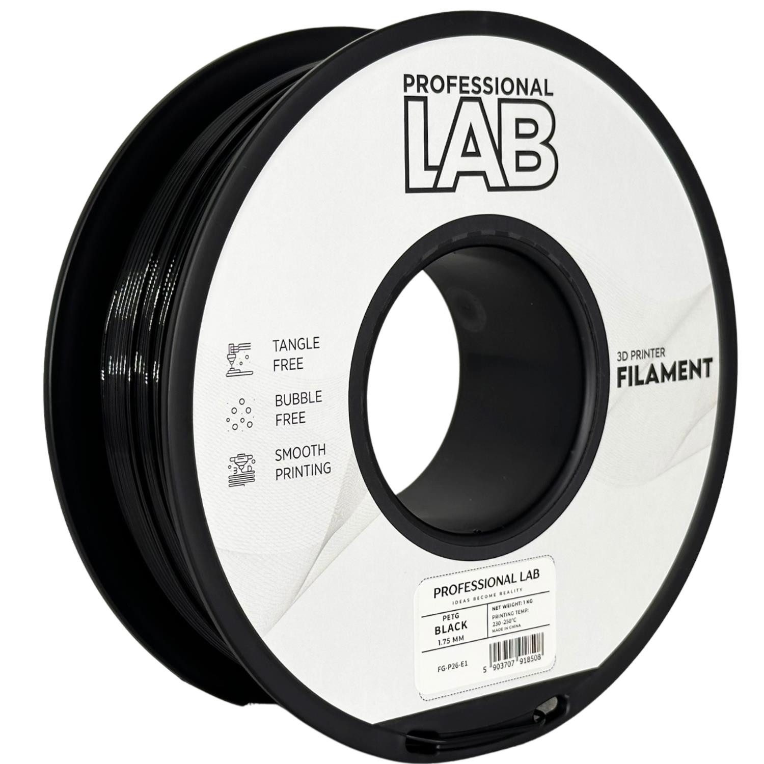 Prof. Lab Filament PETG Filament 1.75mm 1KG Lebensmittelecht Filament