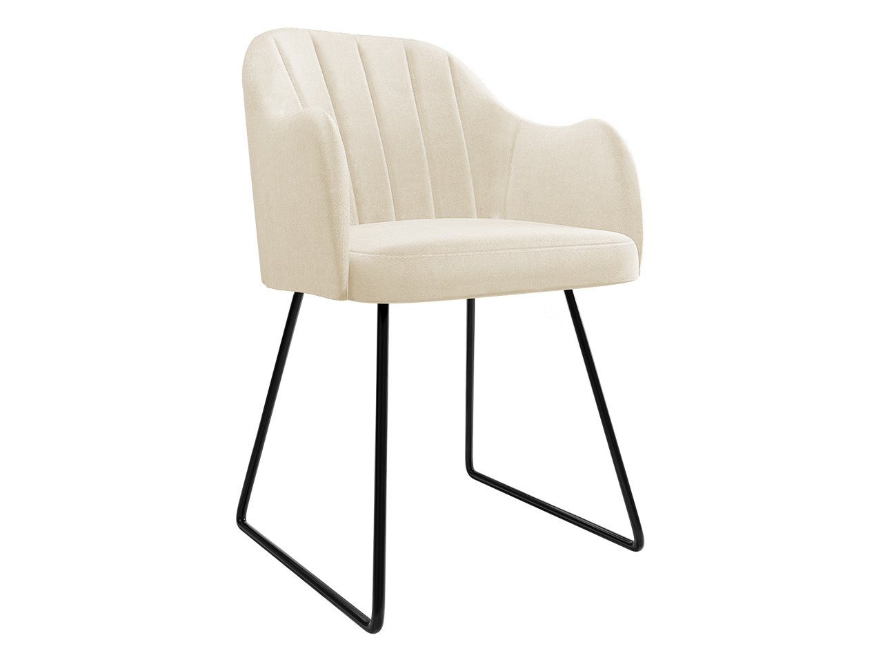 MIRJAN24 Stuhl SM101 (1 Stück), Velvet cm aus Magic Metall, Beine 56x52x78 2250