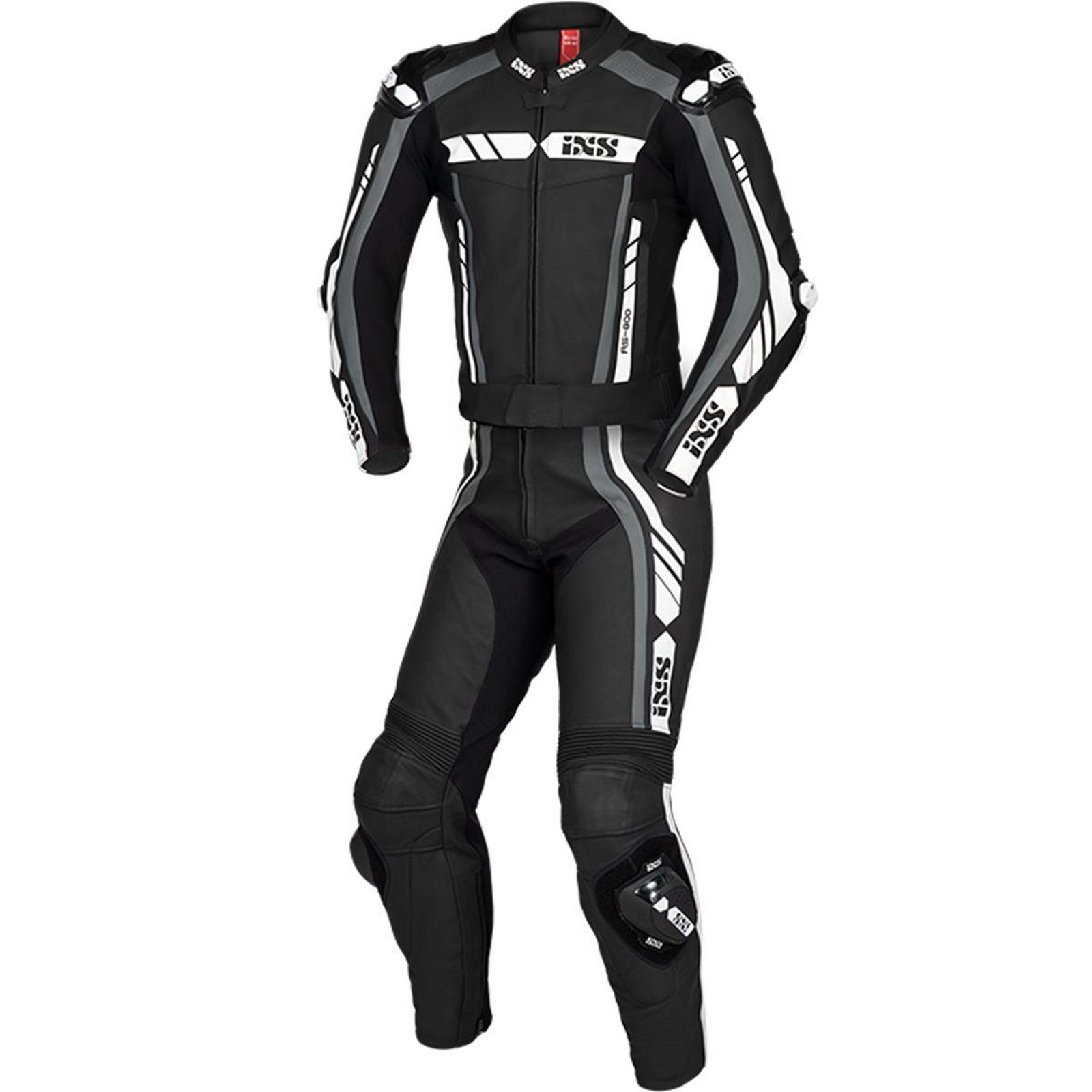 IXS Motorradkombi iXS RS-800 1.0 Lederkombi 2tlg. Herren schwarz /