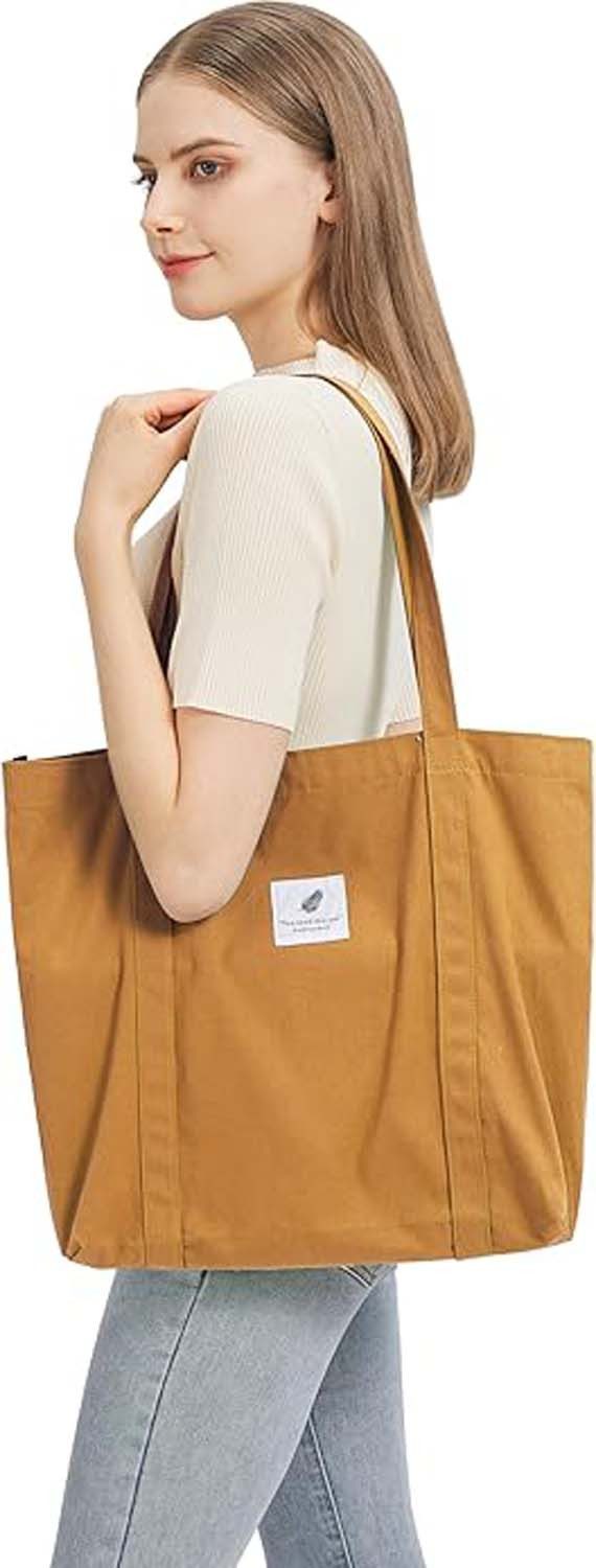 Schultertasche Tote Tasche Einfarbige Umhängetasche Leicht