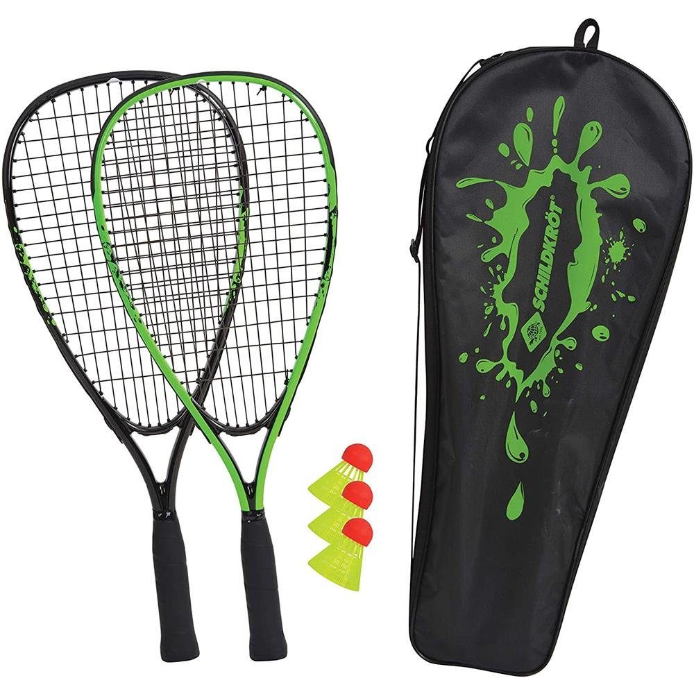 Schildkröt Funsports Speed-Badmintonschläger Speedbadminton Set, (Set, 6-tlg., mit Schläger, mit Bällen, mit Tasche)