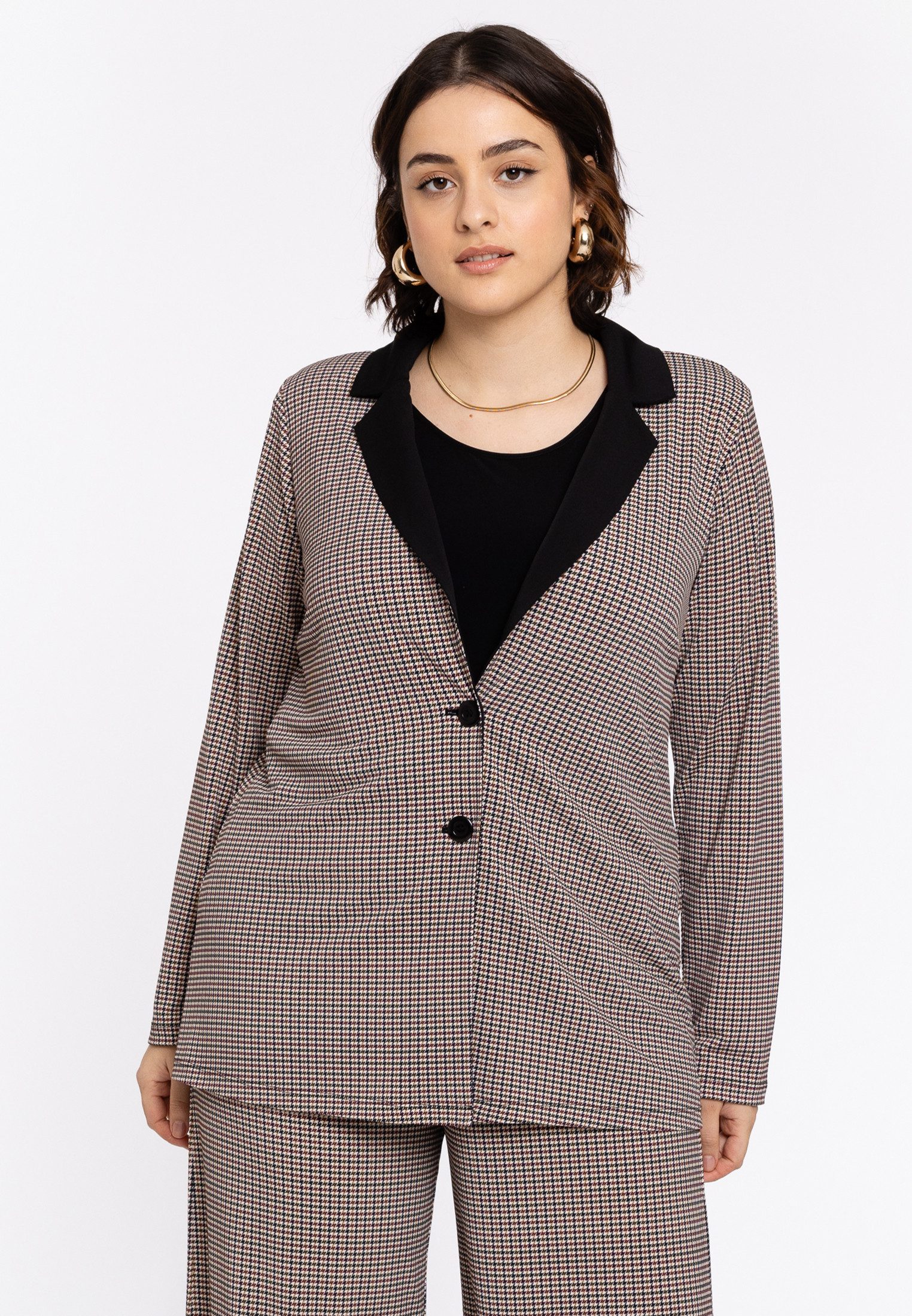 Jackenblazer Damen Blazer mit Langarm