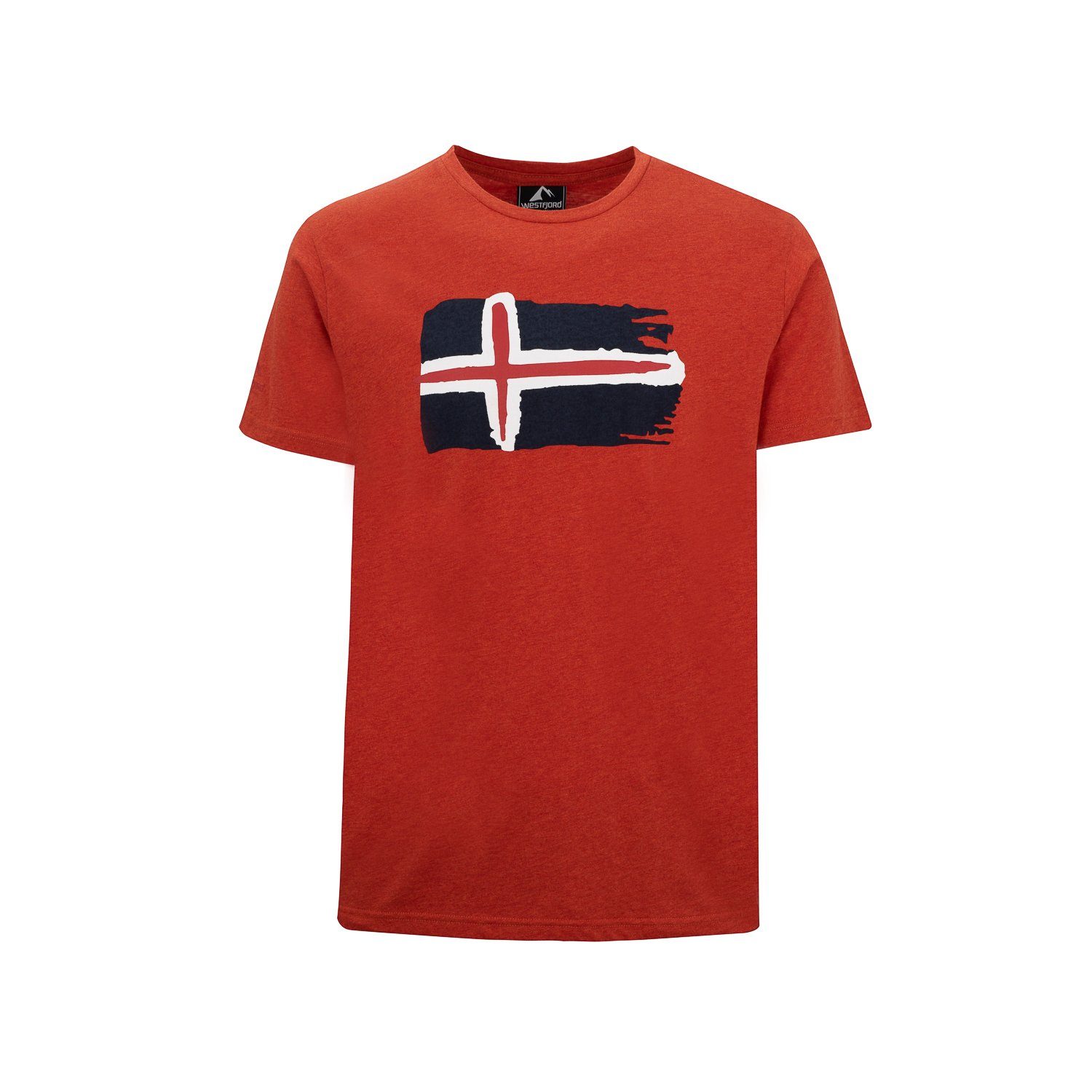 T-Shirt Hekla Westfjord Rostrot T
