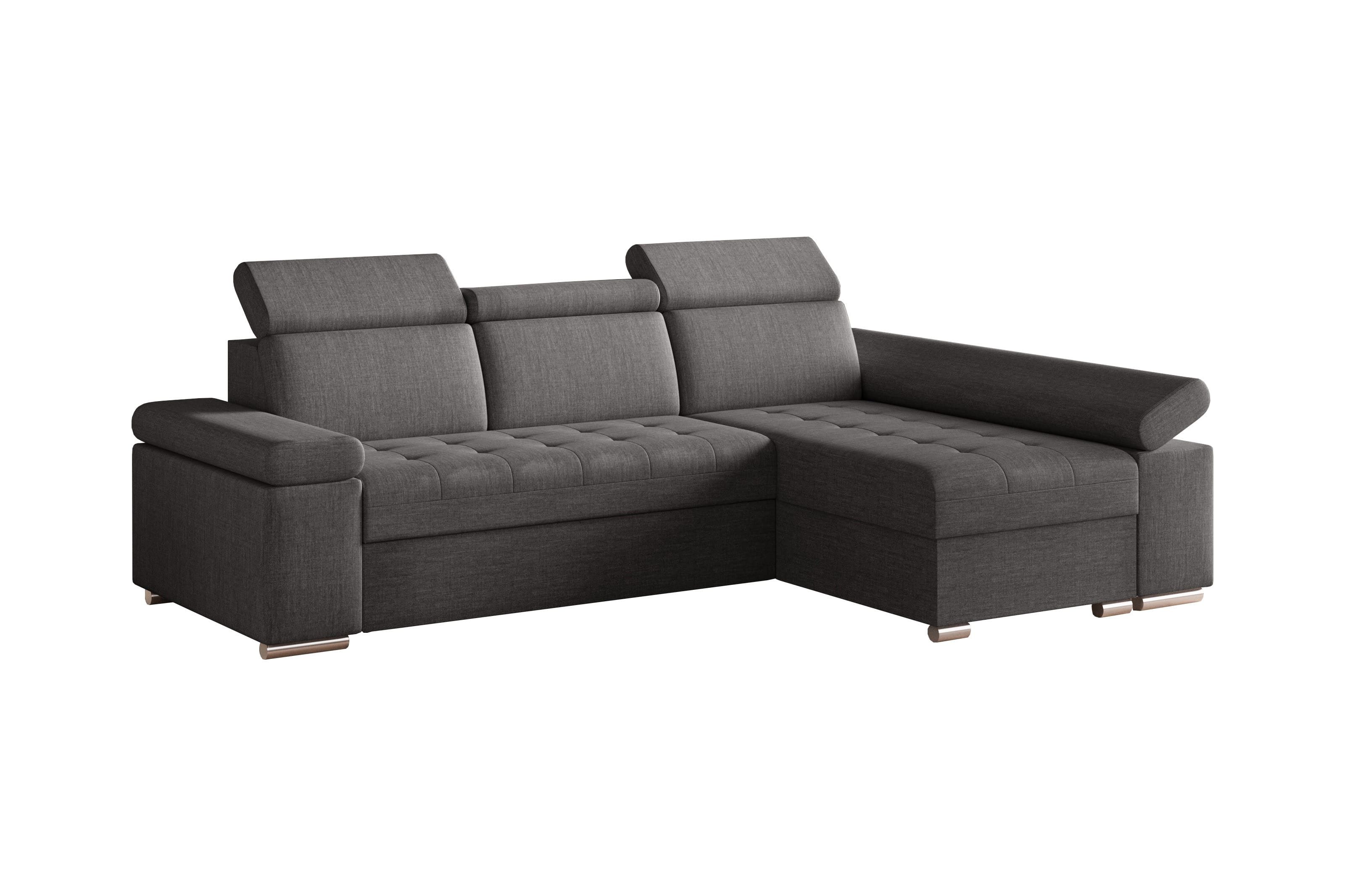 MOEBLO Ecksofa LUKA, modernes Schlafsofa, bequemes Sofa mit Liegefunktion, günstig online kaufen
