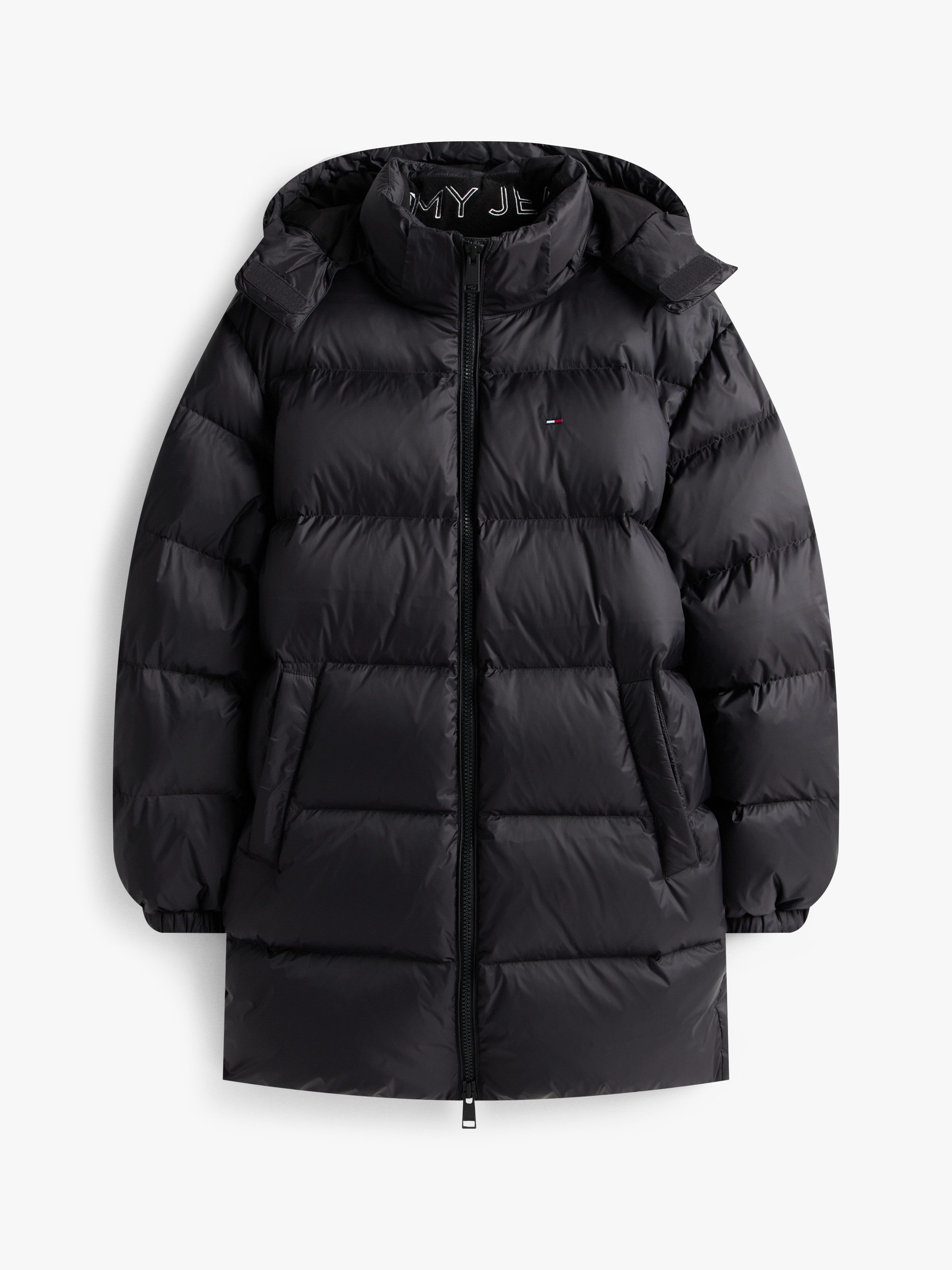 Tommy Jeans Steppjacke TJM ESSENTIAL DOWN PARKA Daunenjacke, Übergangsjacke mit Kapuze