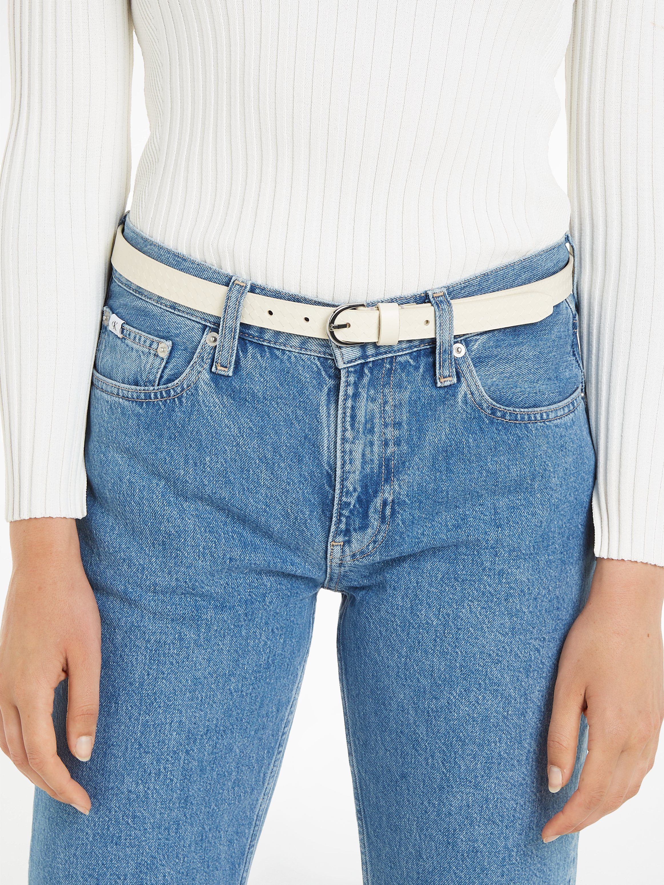Calvin Klein Synthetikgürtel CALVIN MINI QUILT günstig online kaufen