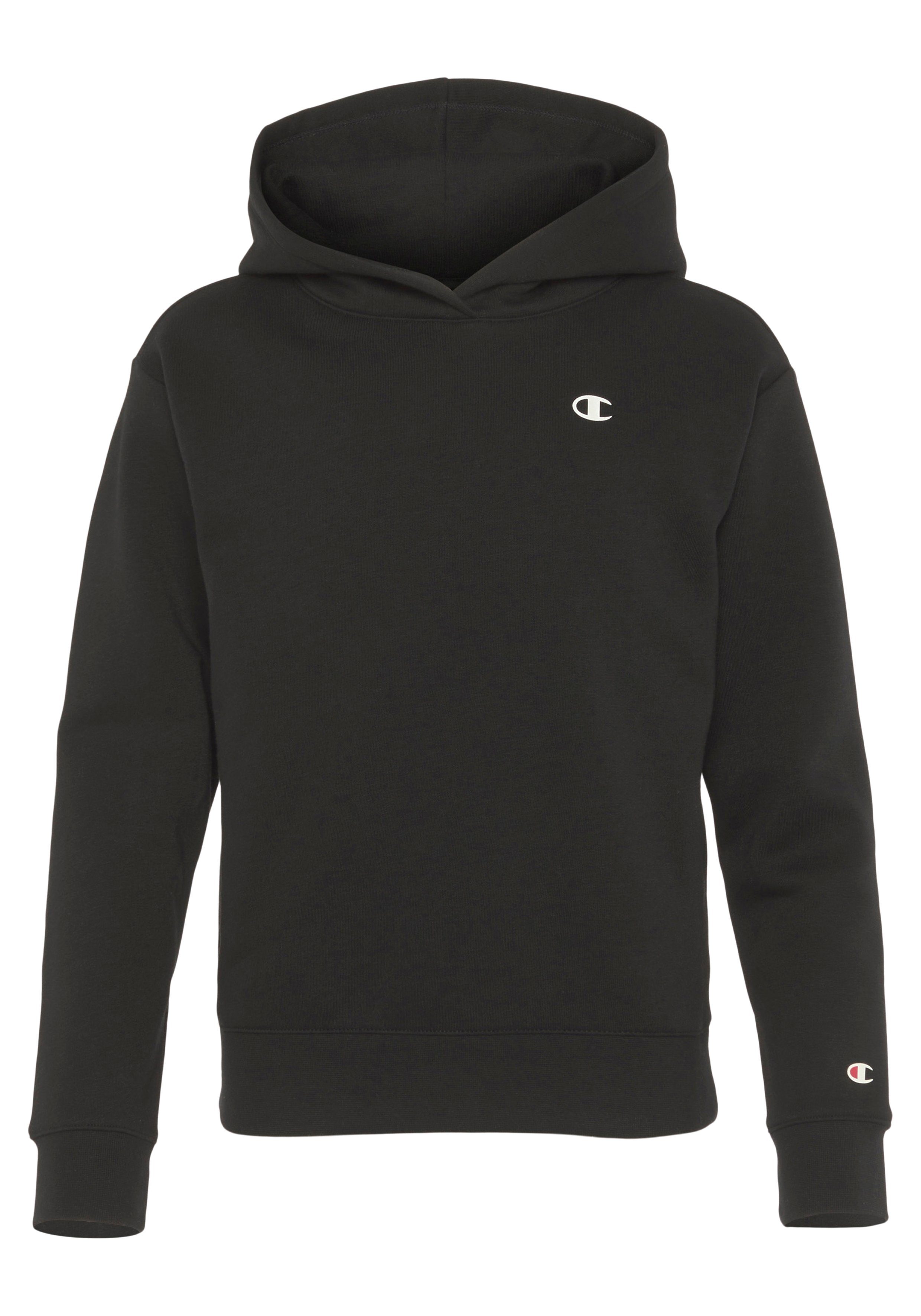 [Das Günstigste aller Zeiten] Champion Kapuzensweatshirt Basic Sweatshirt für - Hooded black Kinder