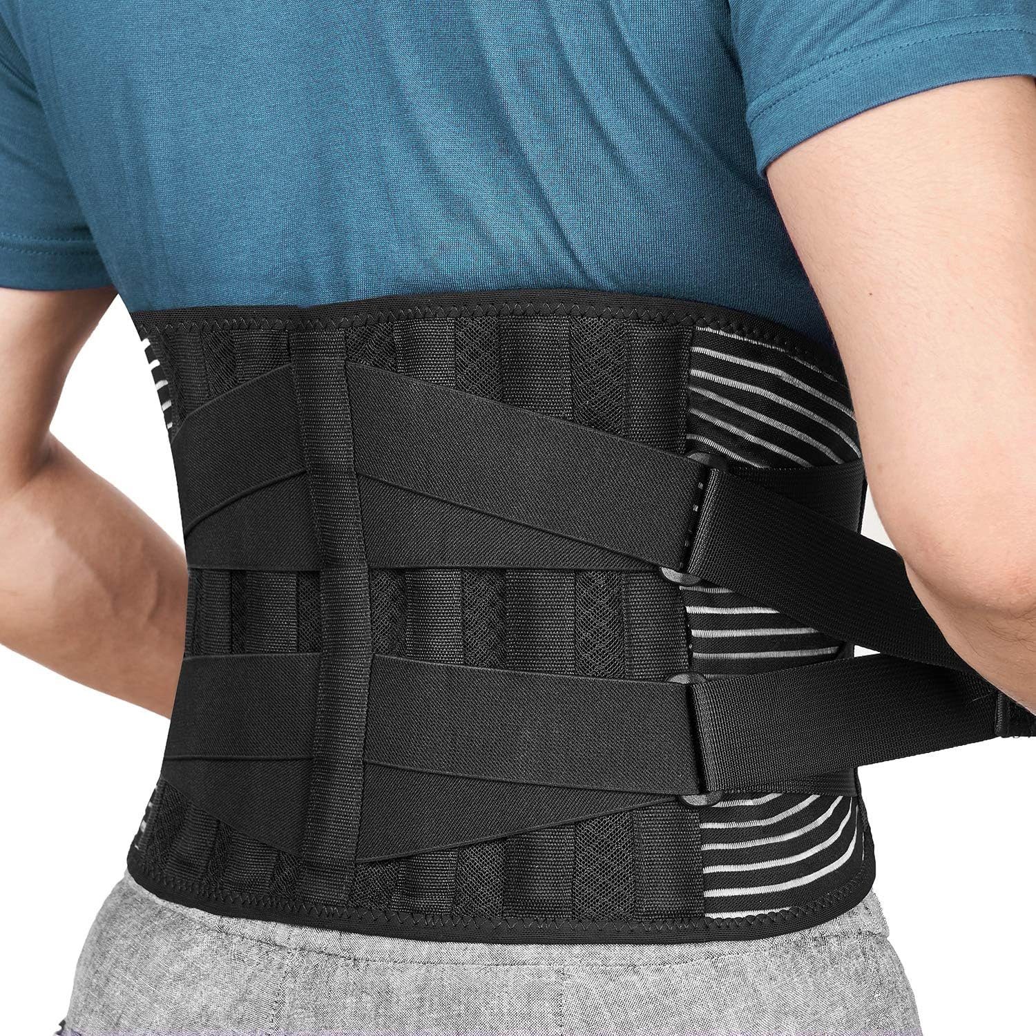 Houhence Taillengürtel Rückenbandage Rücken Gurt für Männer und Frauen, Rückenstützgürtel