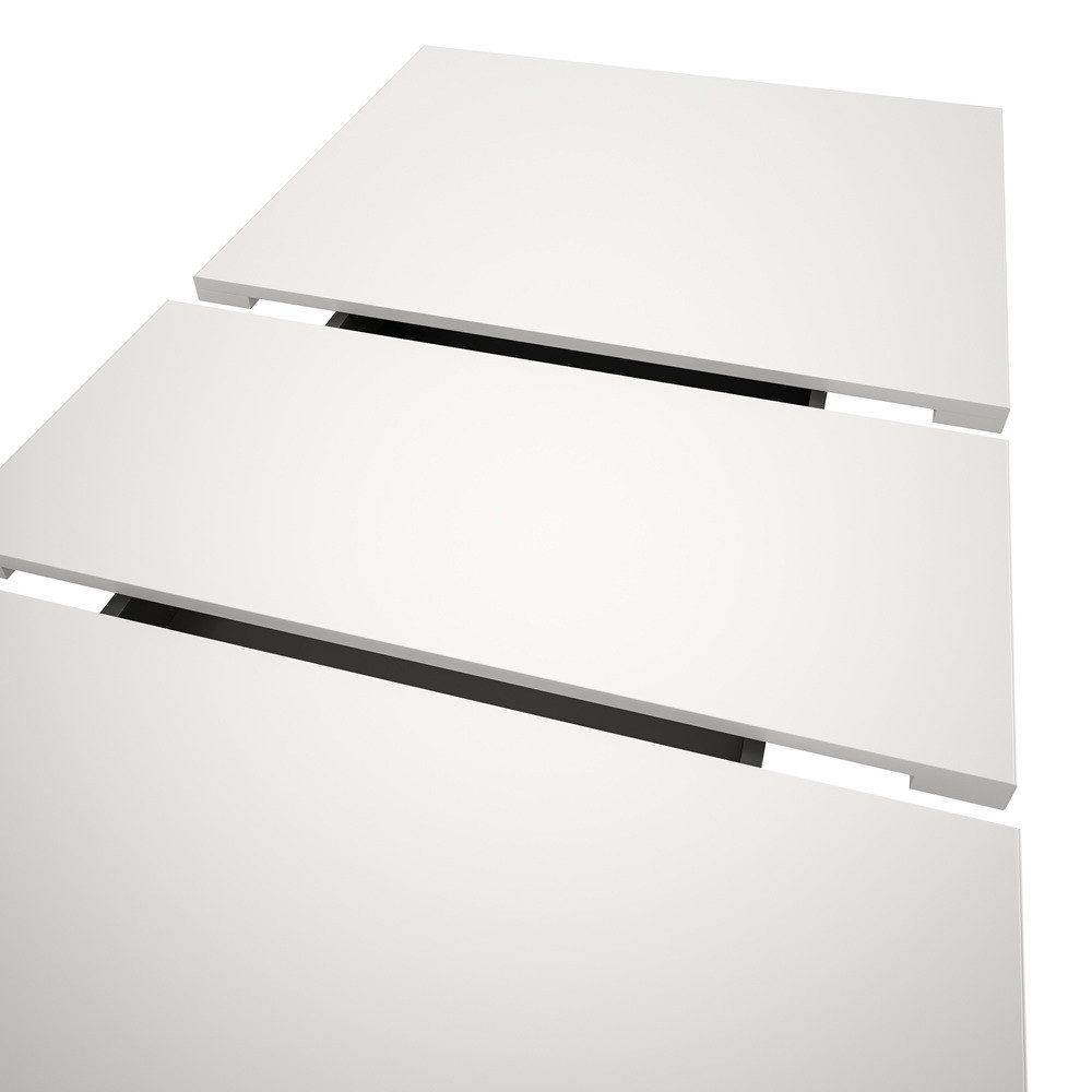 xonox.home Esstisch Esstisch Motion, ausziehbar, X-Fußgestell, weiß, 150(190)x90, Küchentisch, weiß