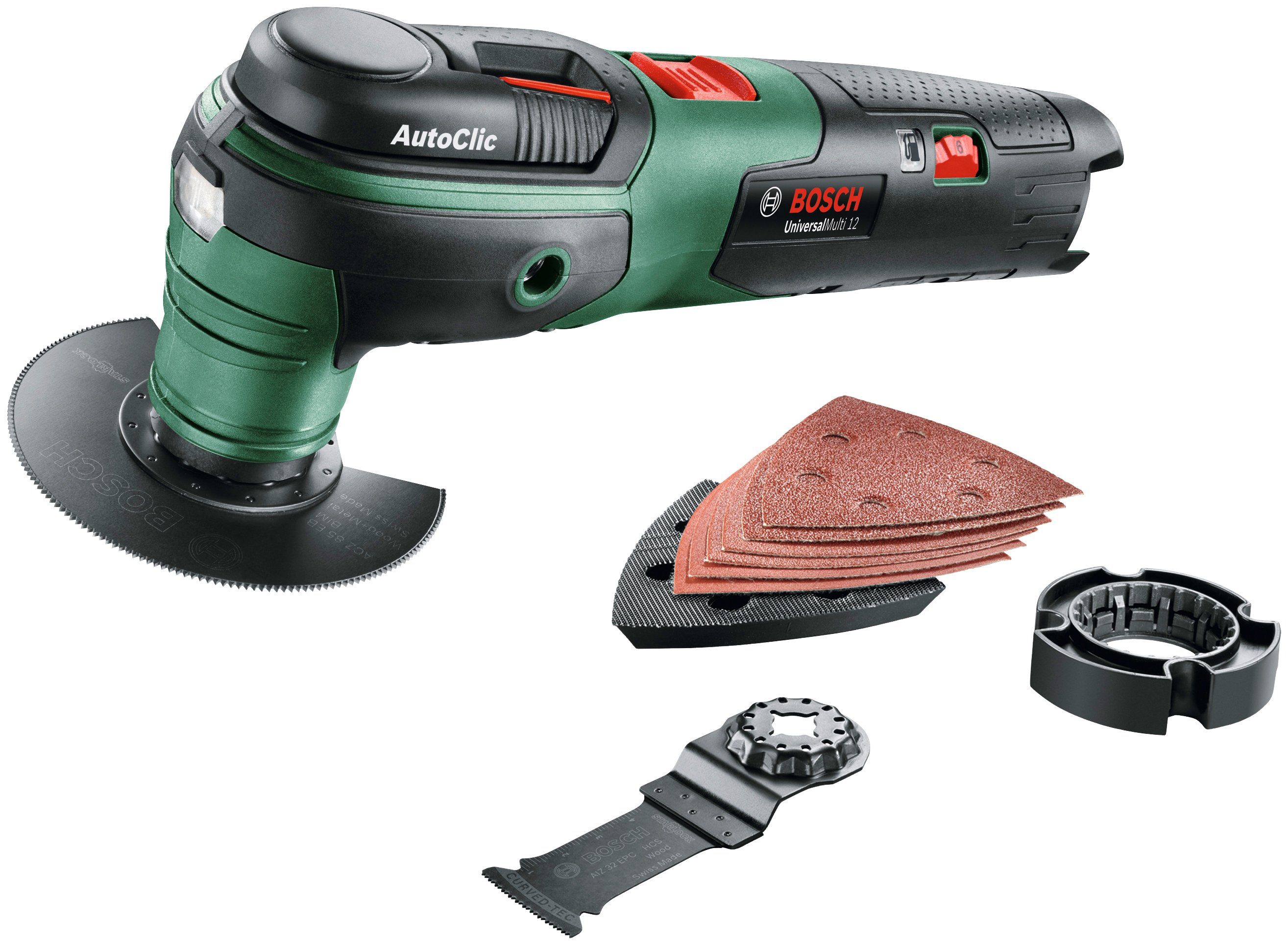 Bosch Home & Garden Akku-Multifunktionswerkzeug UniversalMulti 12, 12 V, Set, 12 V, ohne Akku und Ladegerät