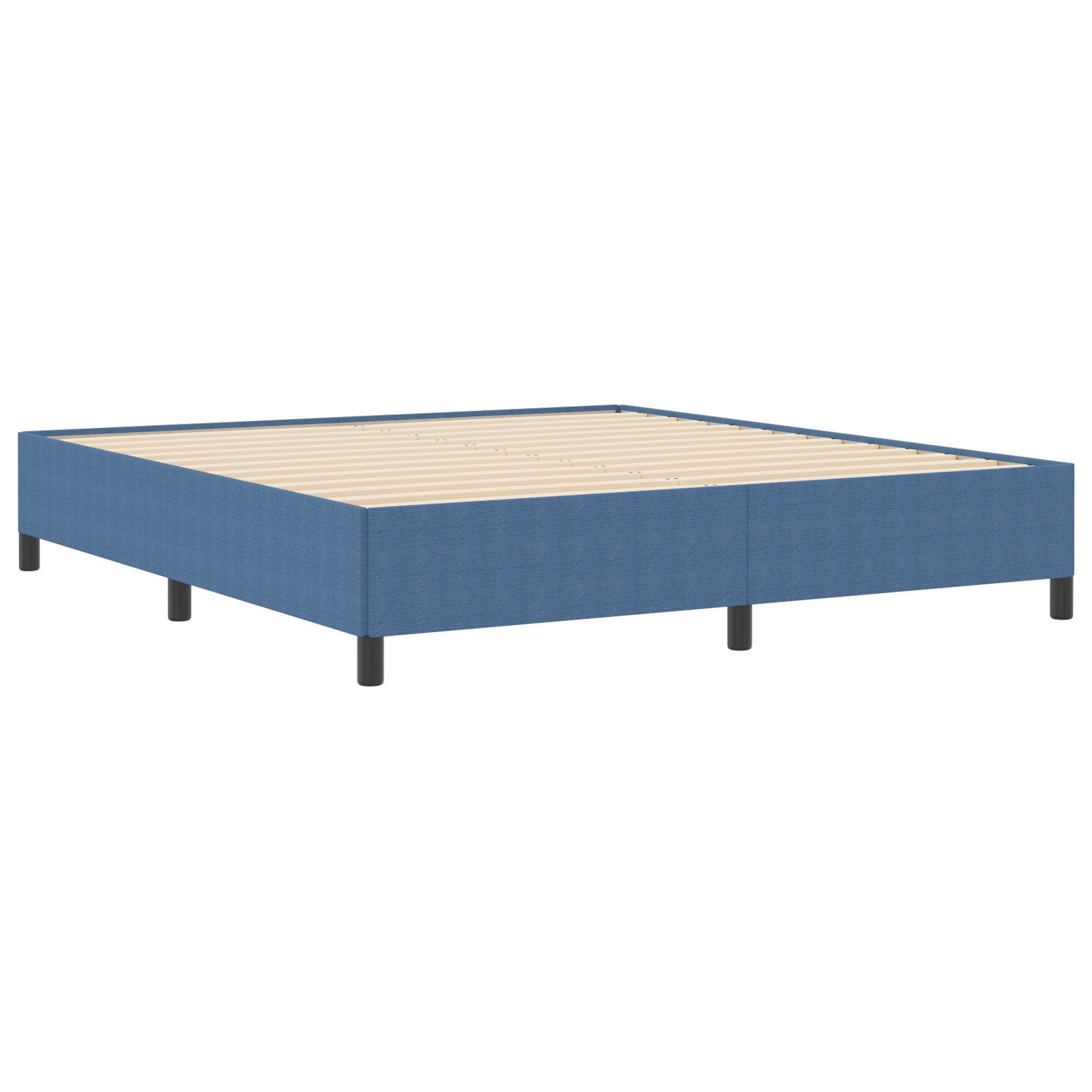vidaXL Bett Bettgestell Blau 180x200 cm günstig online kaufen