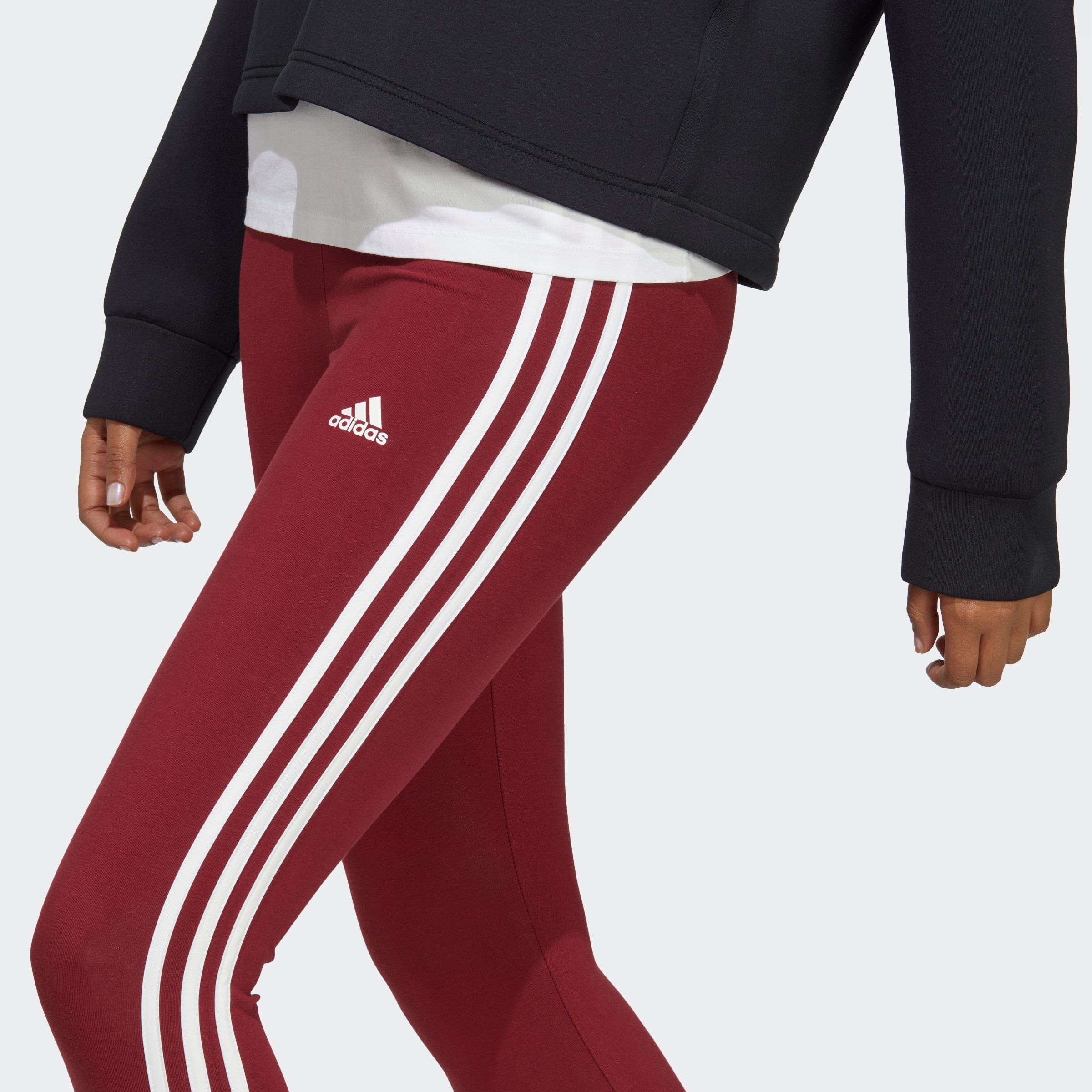 White Sportswear Leggings Red adidas / W LG Shadow 3S HW (1-tlg)