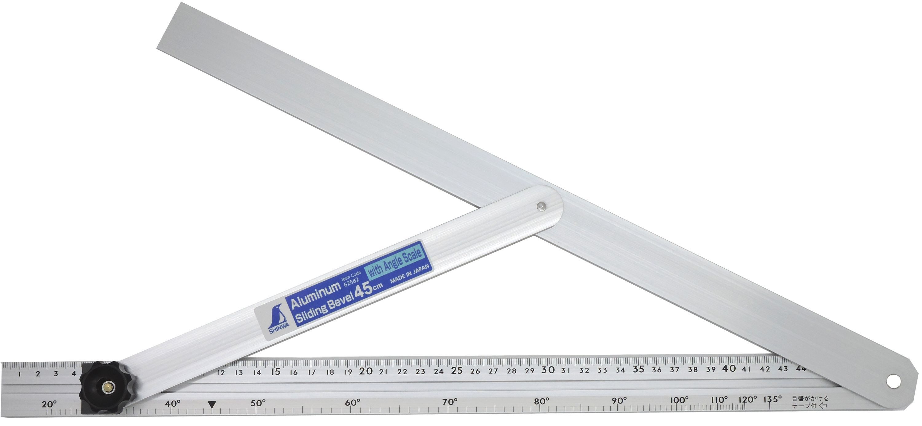 FAMEX Zimmermannswinkel 62661 Zimmerer-Schmiege 45cm, (Konturenmesser, 1-St), Winkelmesser, Made in Japan
