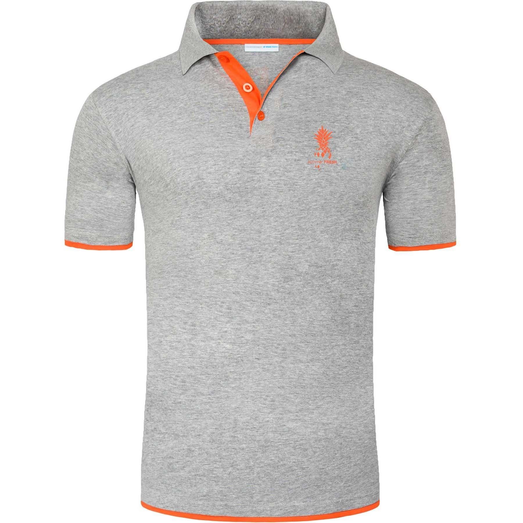 Nebulus Poloshirt BRAM, F110 - Herren, grau meliert, XXL
