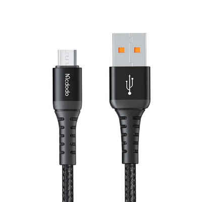 mcdodo CA-2281 Schnellladekabel Micro-USB Schwarz 1m Smartphone-Kabel
