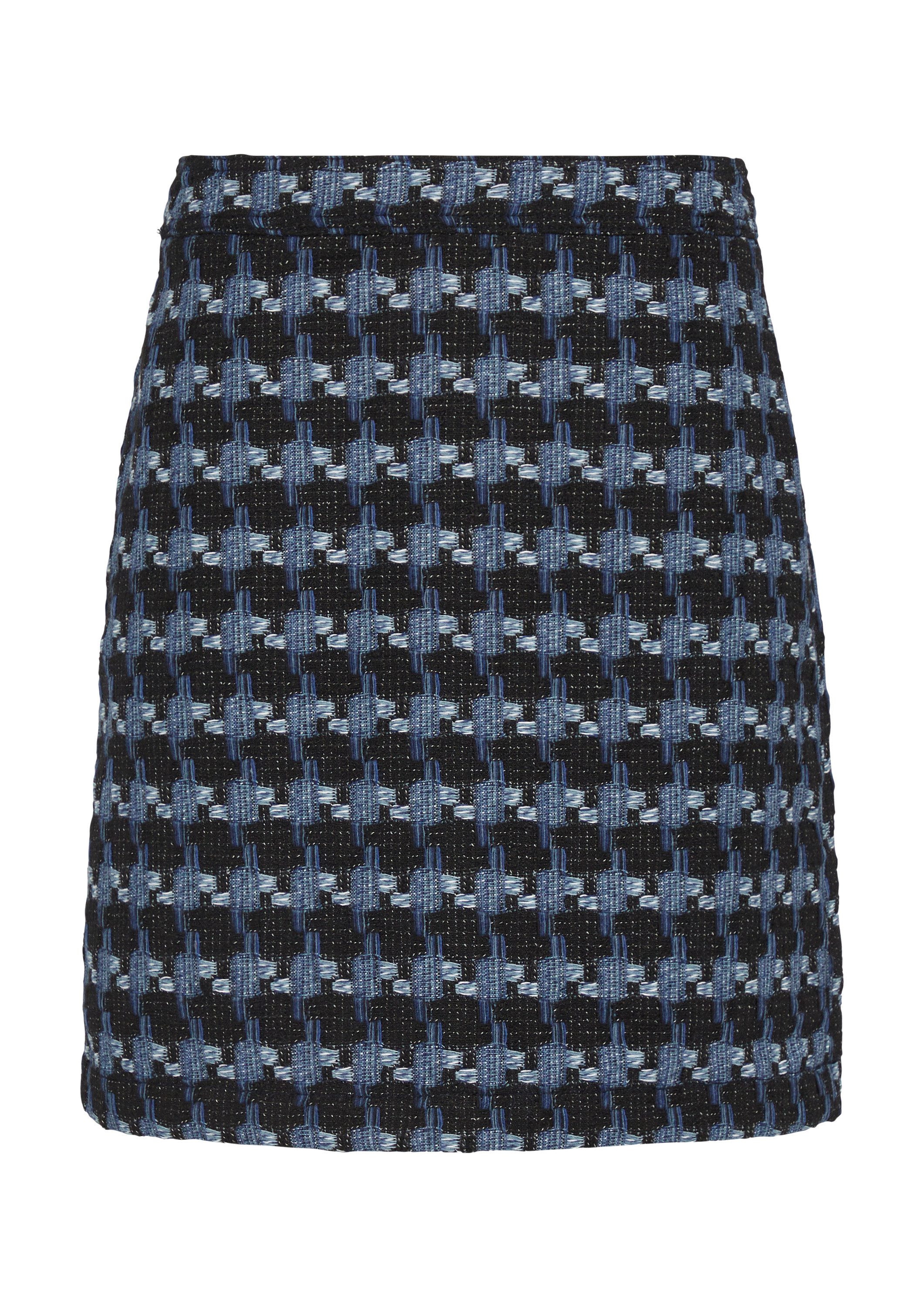 s.Oliver Minirock Rock Gemusterter Bouclé-Rock günstig online kaufen