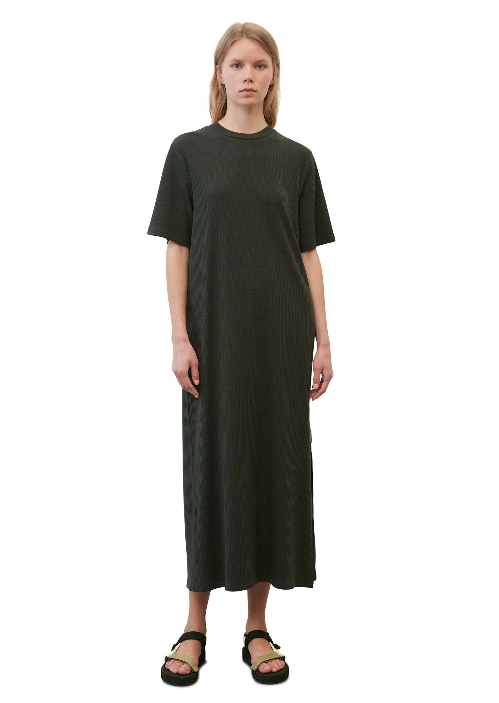 Damen Kleider Marc O'Polo DENIM Jerseykleid aus softem, stretchigem Baumwolle-Lyocell-Mix