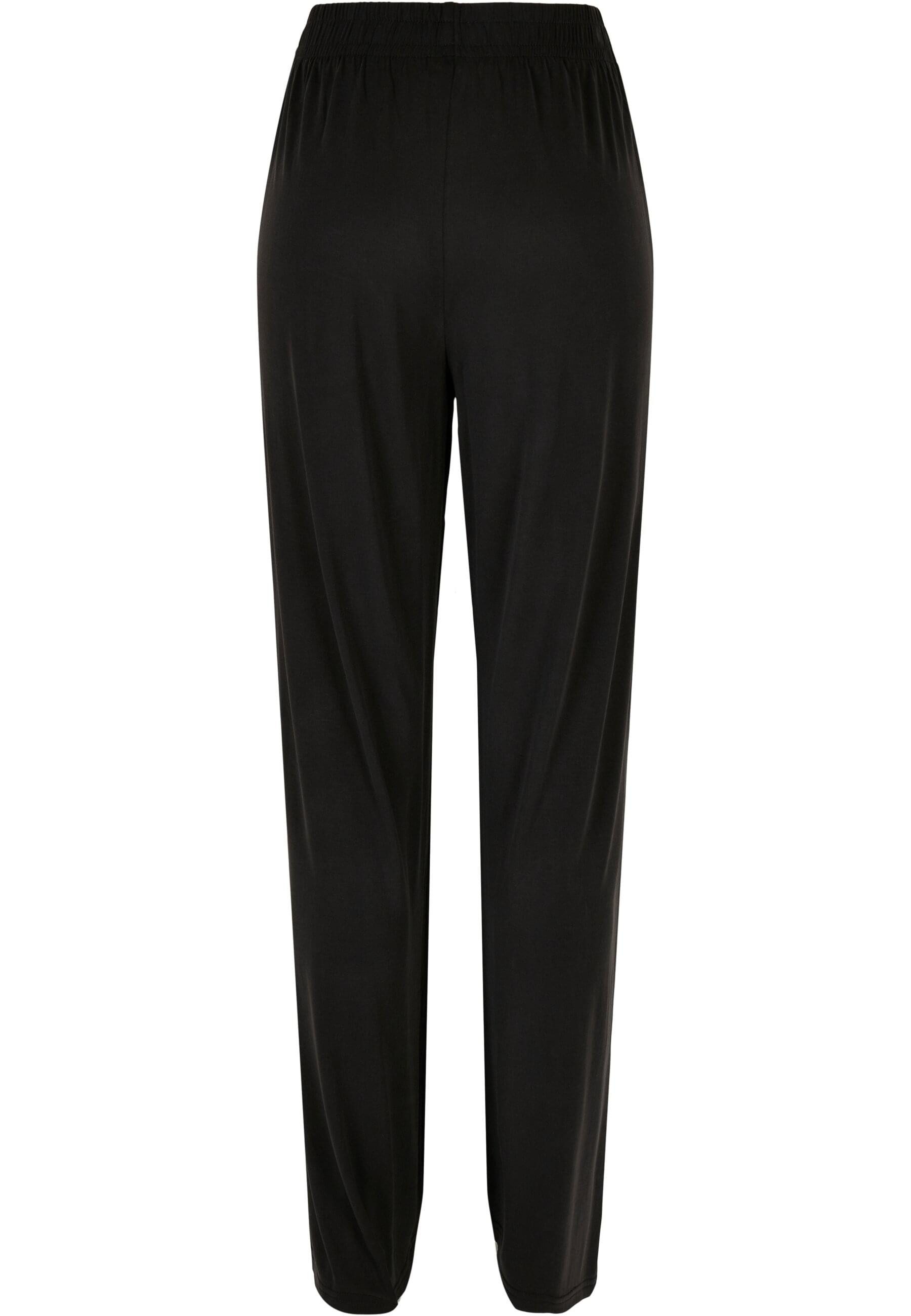 URBAN CLASSICS Stoffhose Urban Classics Damen Ladies Modal Wide Leg Pants ( günstig online kaufen