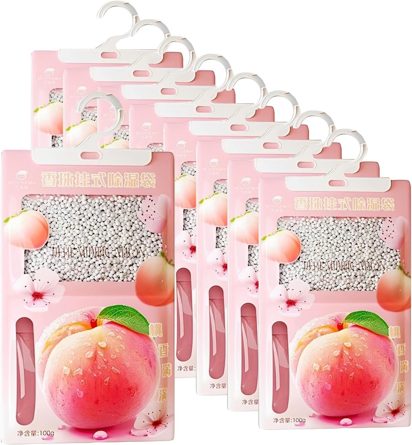 FELIXLEO Luftentfeuchter Kleiderschrank Luftentfeuchter Hängend Duft Anti Schimmel 5x100g