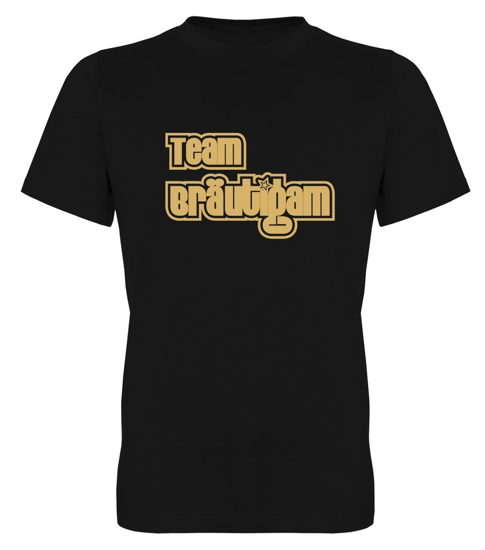 G-graphics T-Shirt zum Junggesellen-Abschied - Team Bräutigam Herren Begleiter-T-Shirt zum JGA / Poltershirt