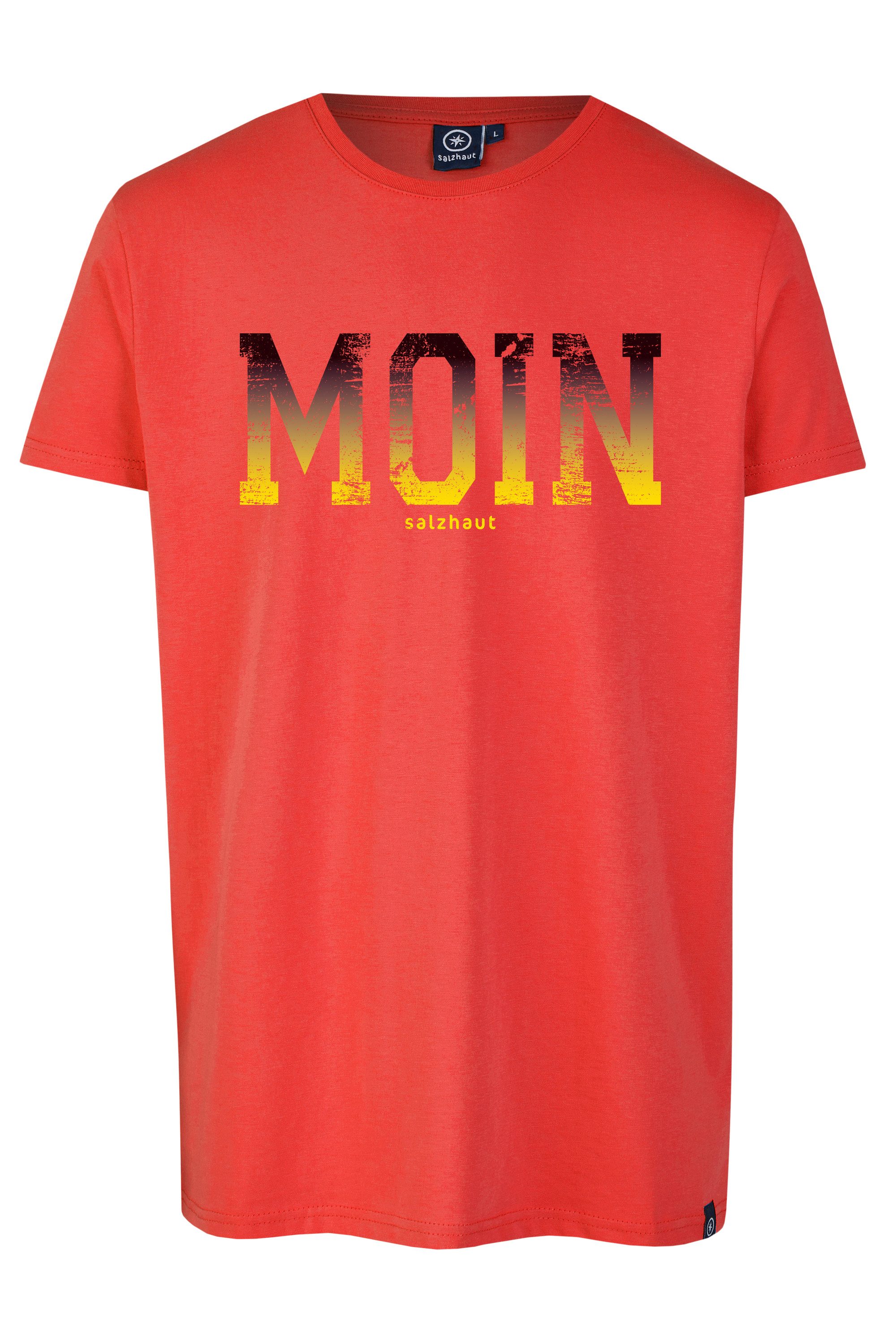 salzhaut T-Shirt DIEK - EM 2024 unisex Unisex normale Passform Endlich wieder Sommer! bequemes T-Shirt, Shirt, Top, Oberteil