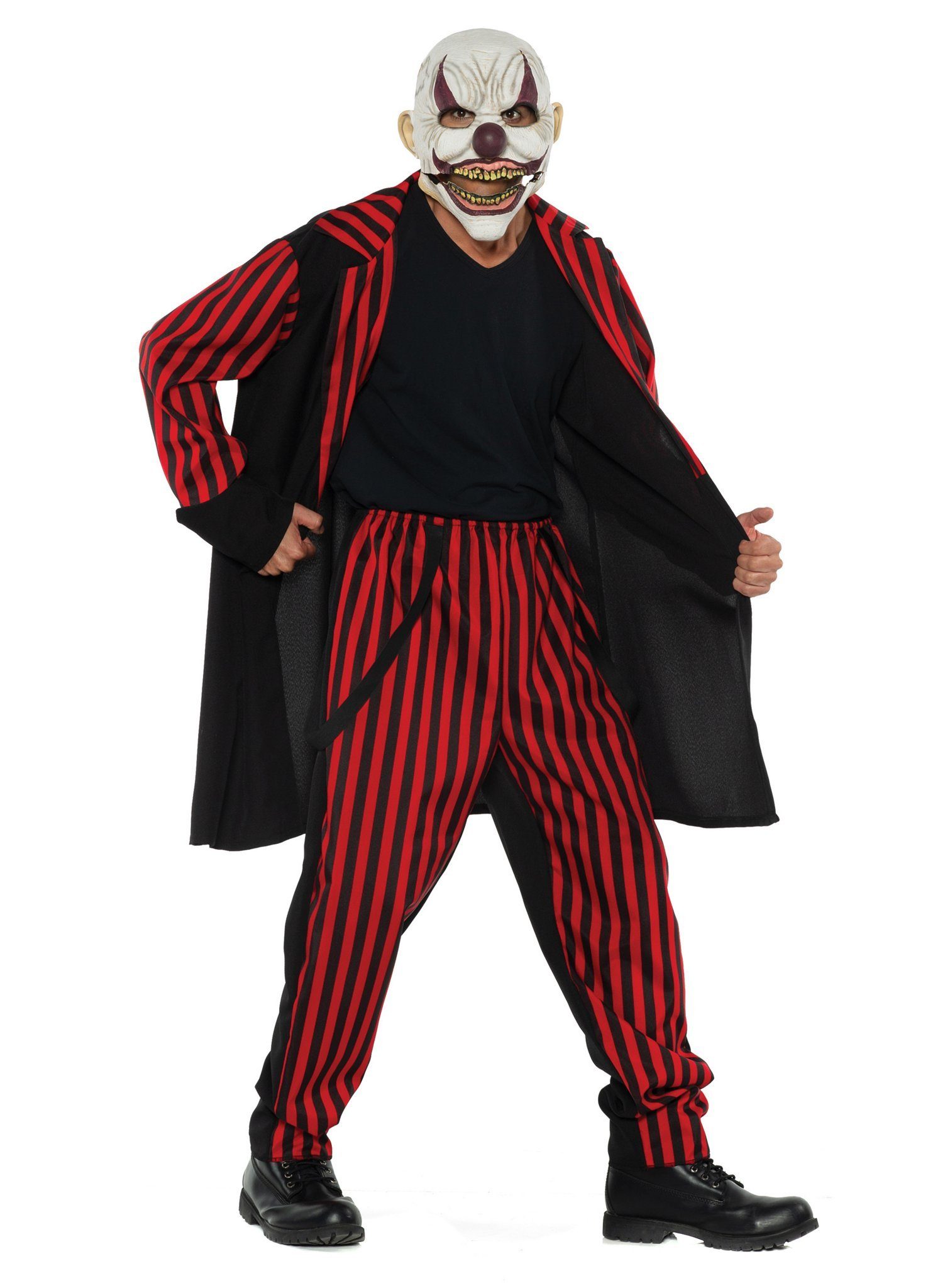 Underwraps Kostüm Teufelsclown Kostüm, Präsentables Kostüm für jede Freakshow