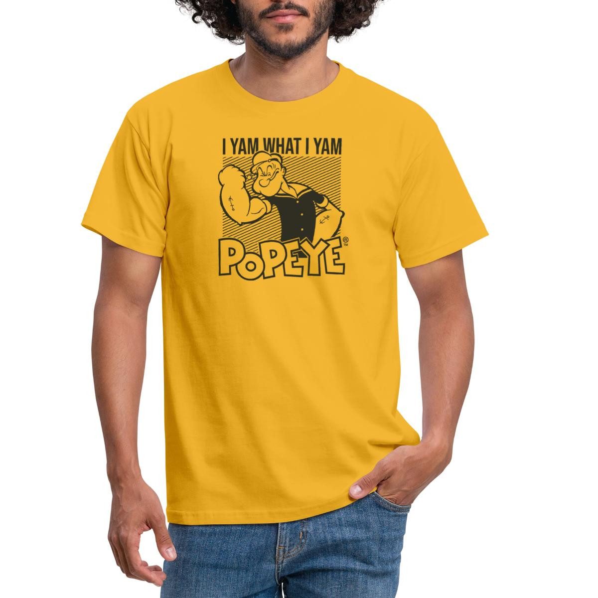 T-Shirt Popeye I Yam What I Yam Männer T-Shirt