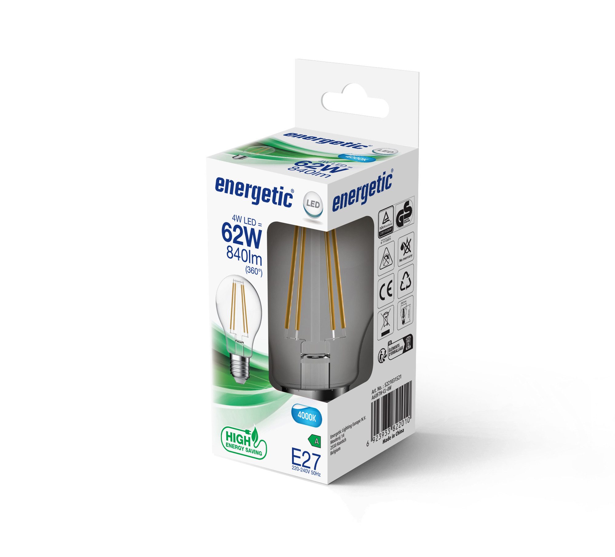 ENERGETIC LED-Leuchtmittel A-Class E27 A60 Lampe günstig online kaufen